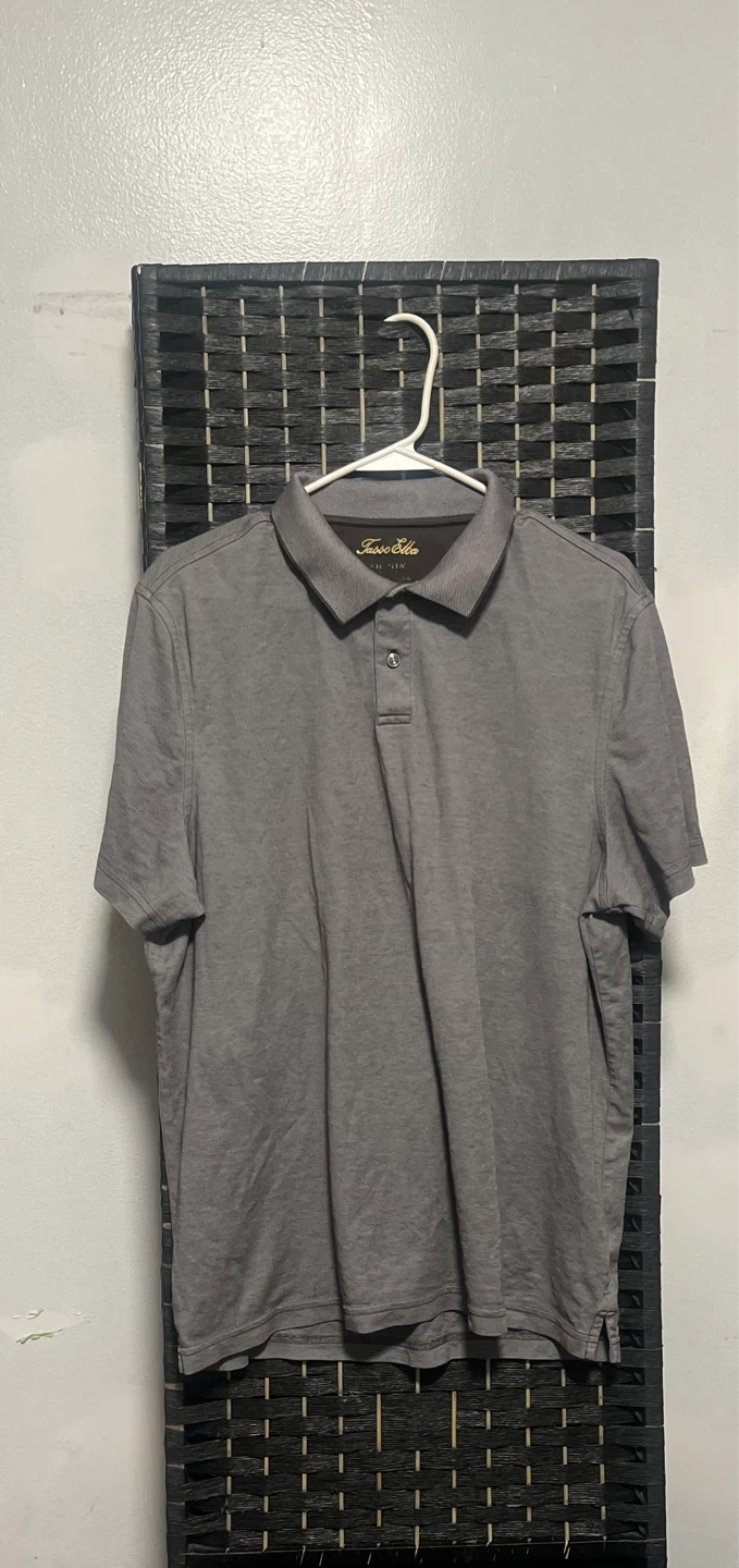 Tasso Elba Men's Grey Polo Shirt