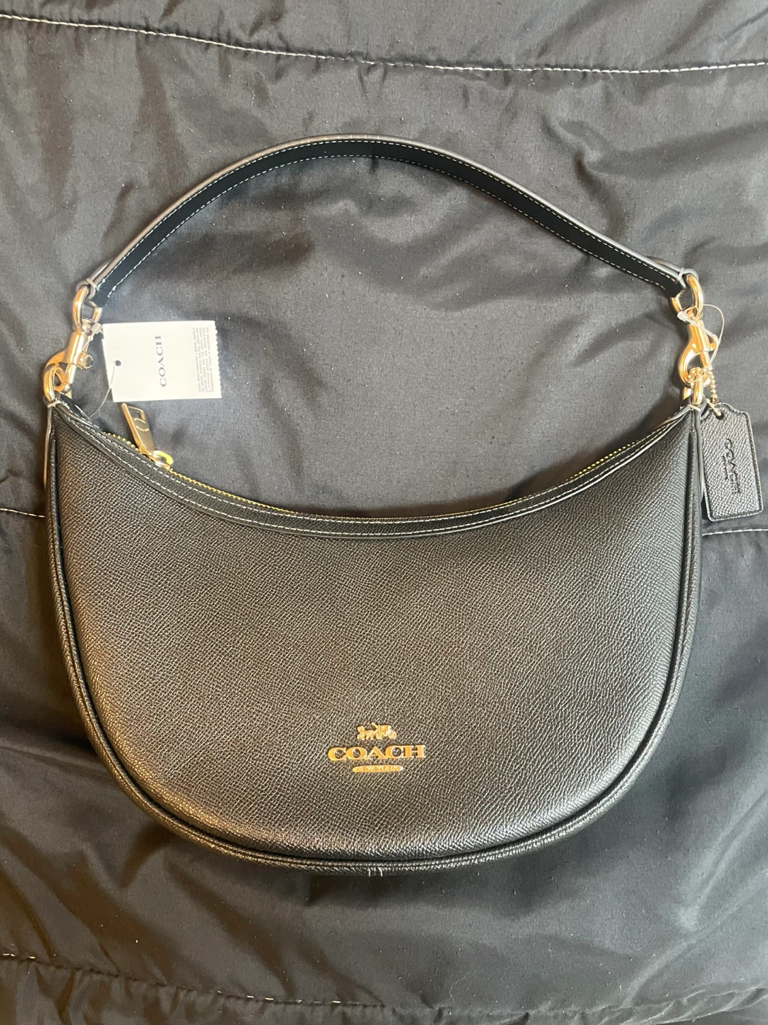 Coach Black Leather Bag