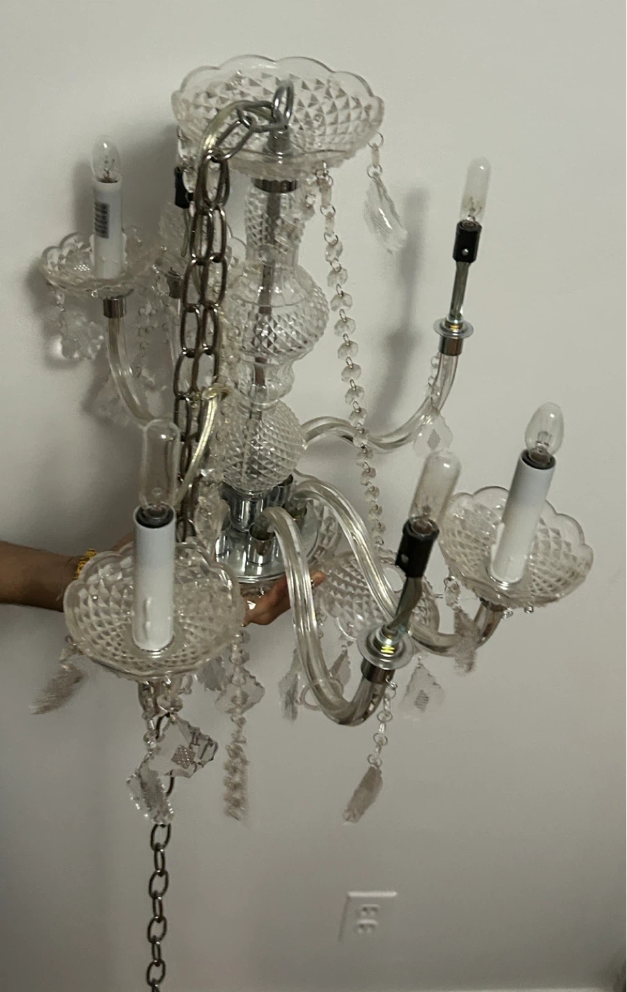 Glass crystalChandelier 🌱 - photo 2