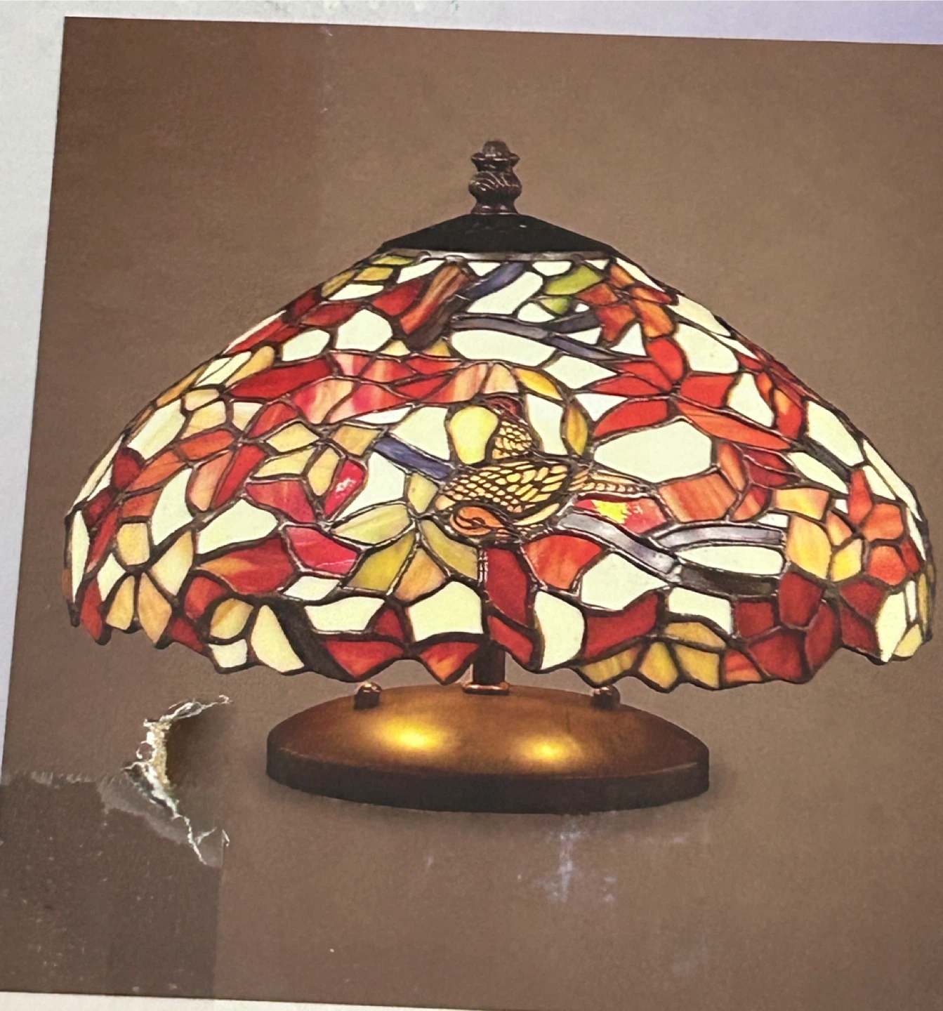 Tiffany Style Stained Glass Table Lamp 🌱