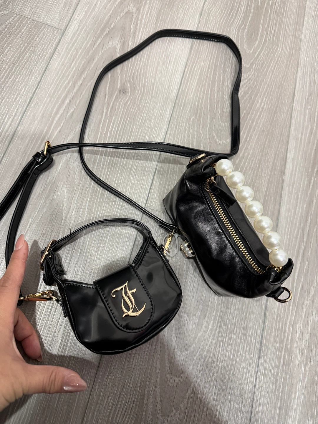 Juicy Couture Black Mini Bags (Set of 2)