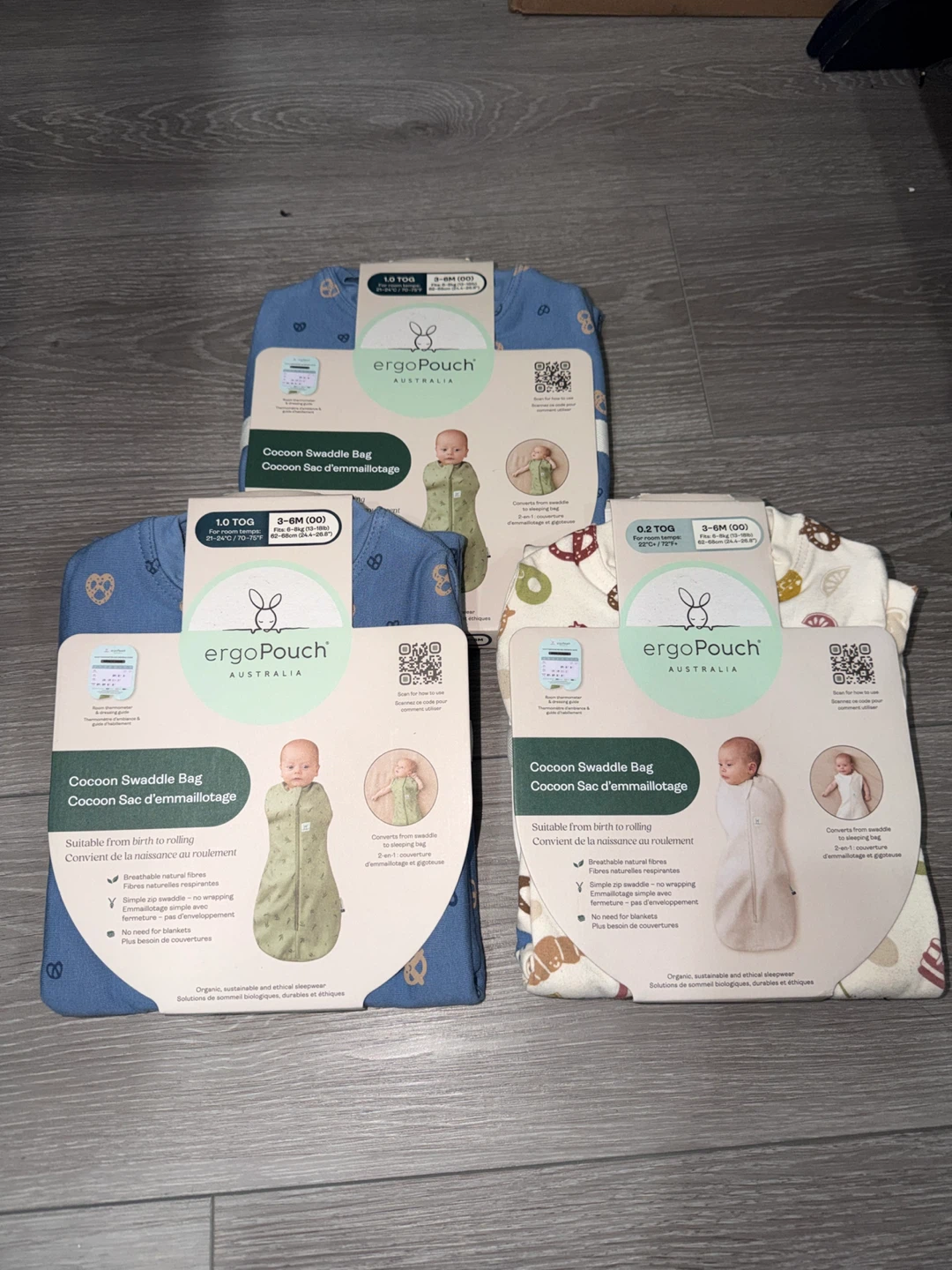 ErgoPouch Cocoon Swaddle Bags (3-6 Months)