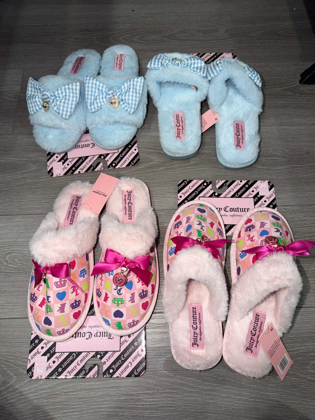 Juicy Couture Slippers $25 each