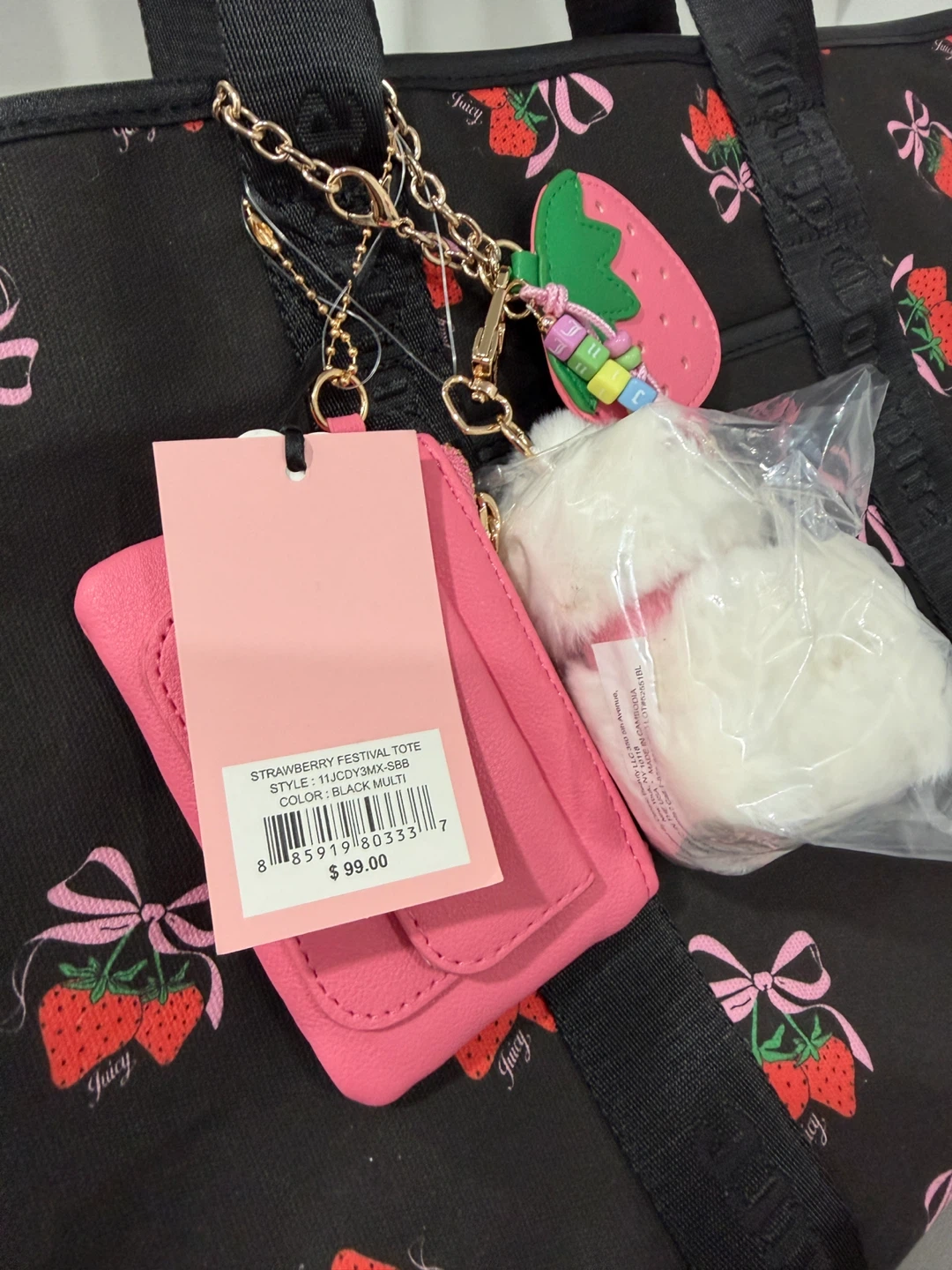 Juicy Couture Strawberry Festival Tote Bag - photo 3