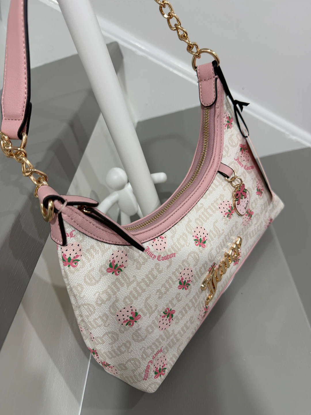 Juicy Couture Strawberry Print Shoulder Bag - photo 3