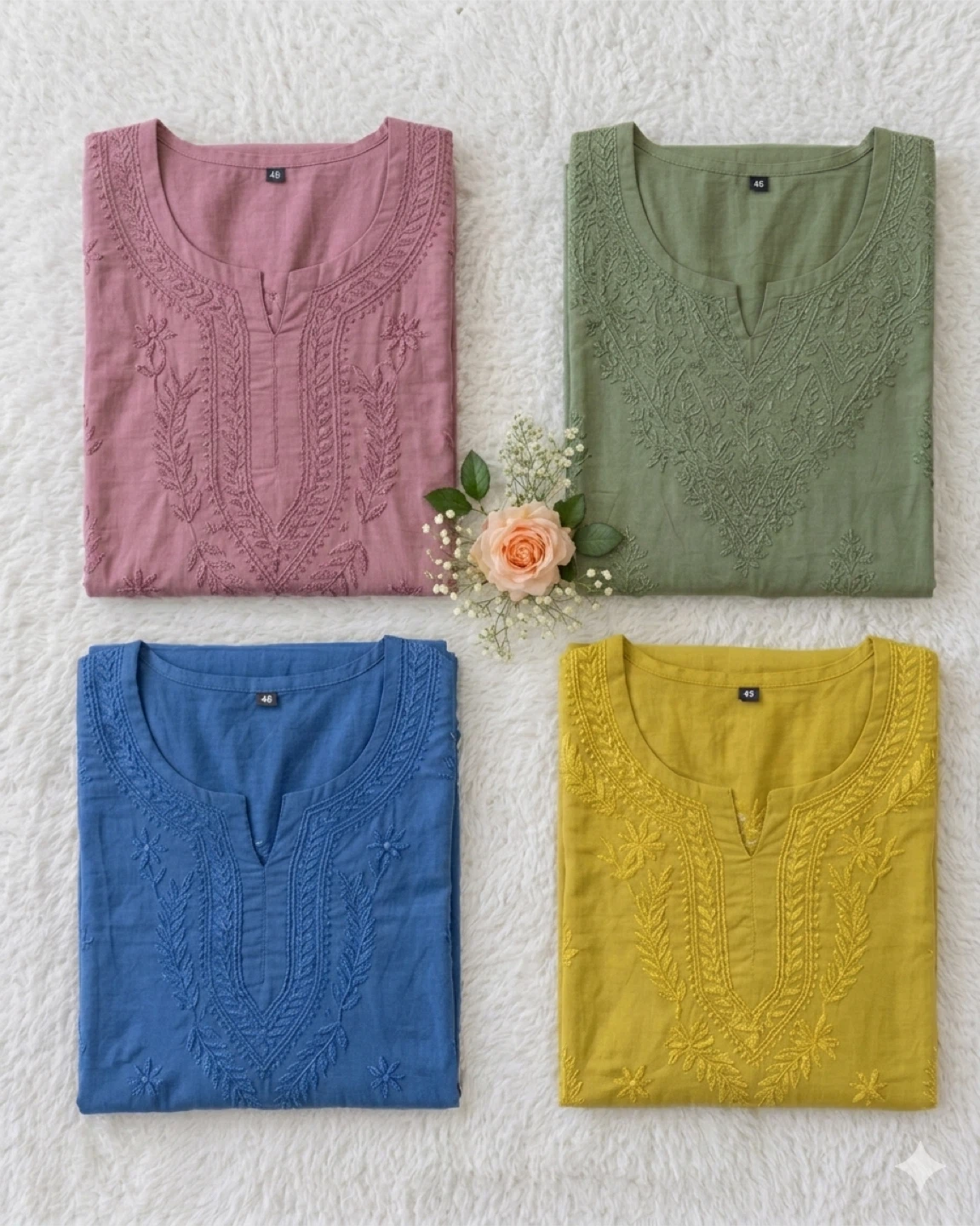 Chickenkari Kurti in Various Colours - photo 5