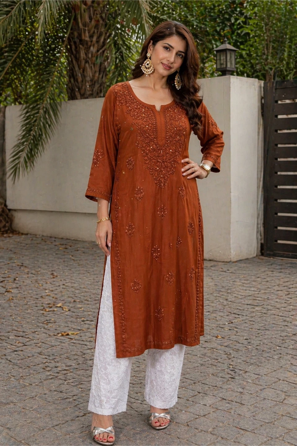 Chickenkari Kurtis with Sequins work - photo 4