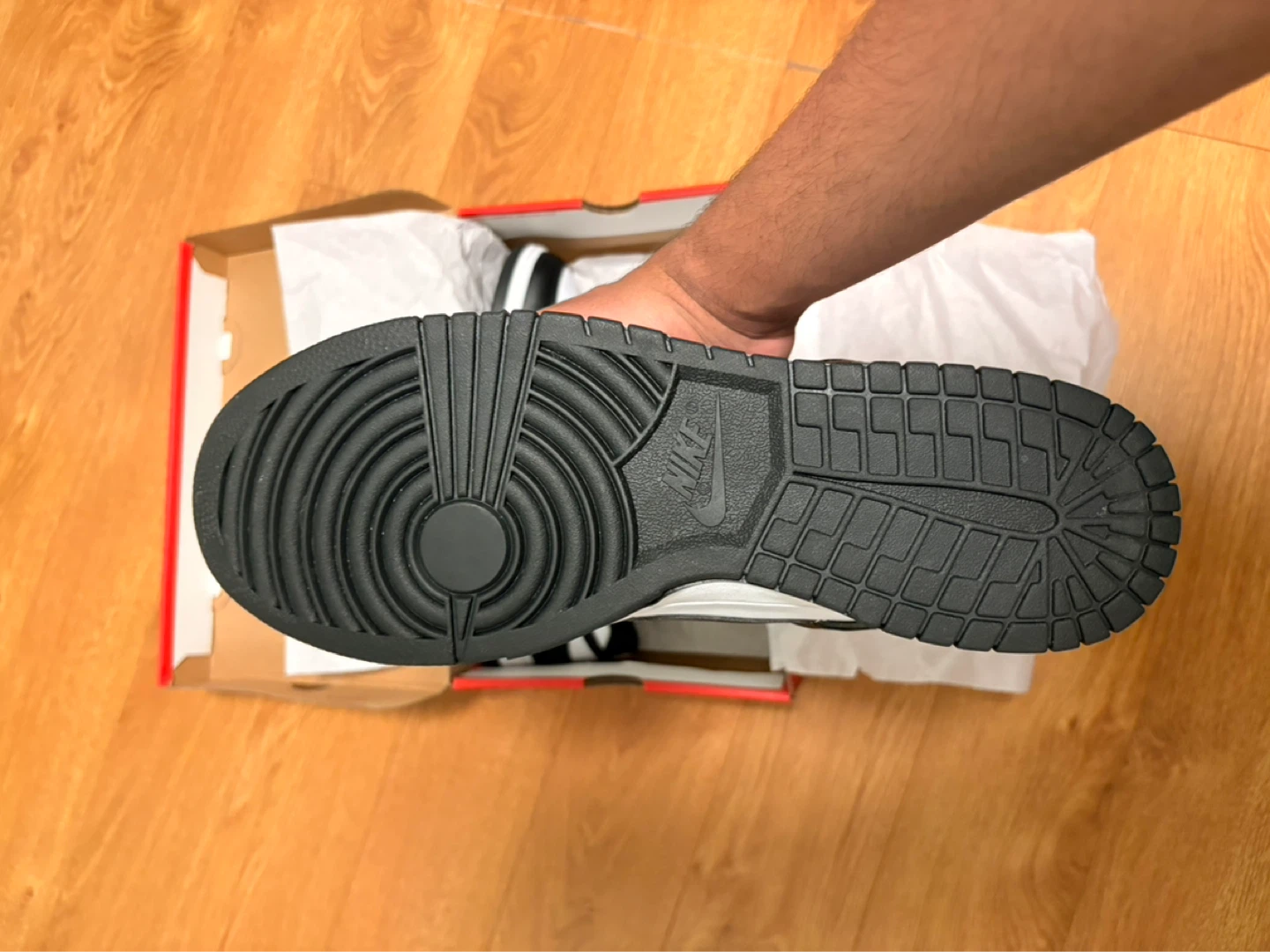 Nike Dunk Low Black White Sneakers - photo 3