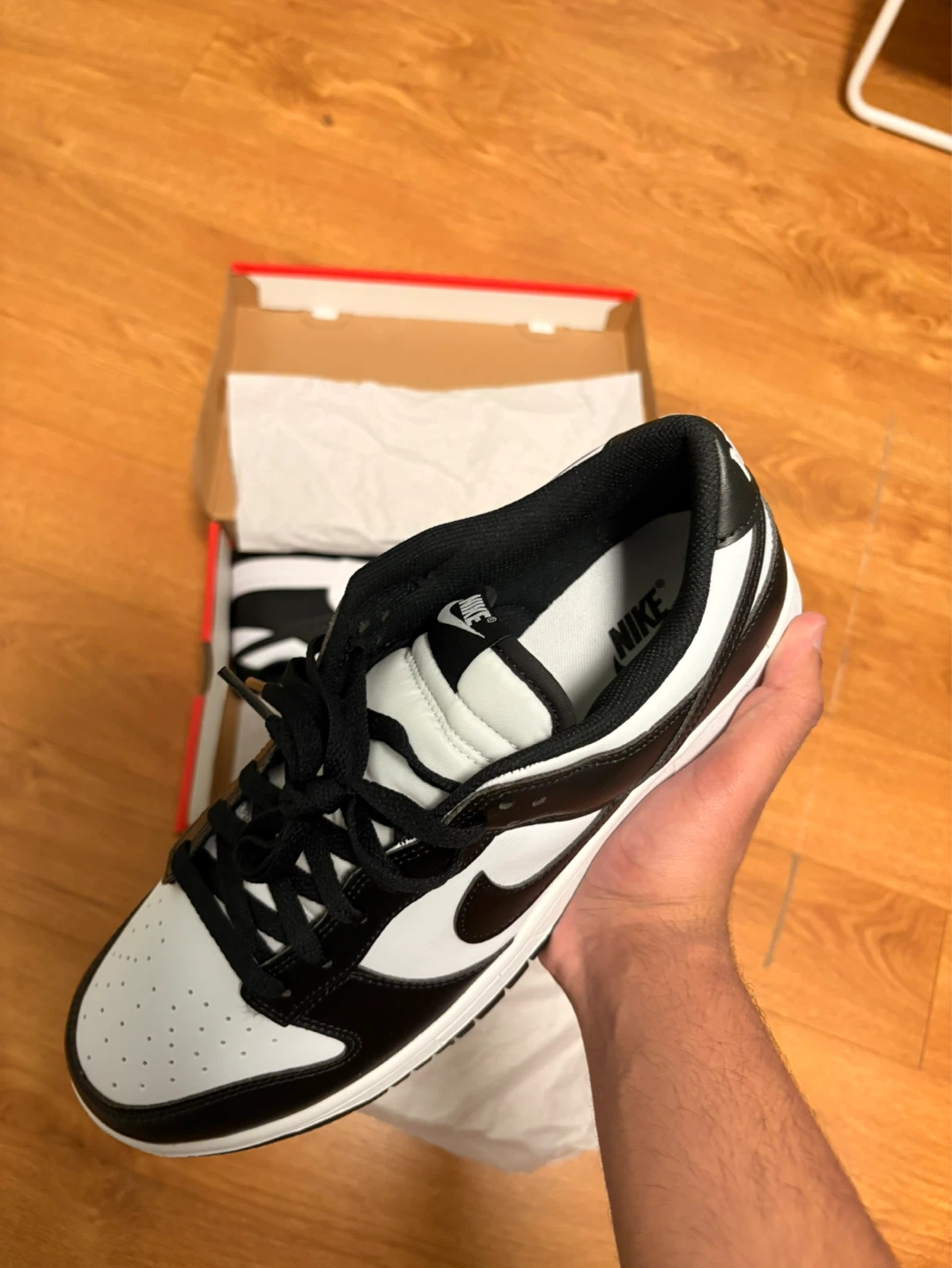 Nike Dunk Low Black White Sneakers - photo 2