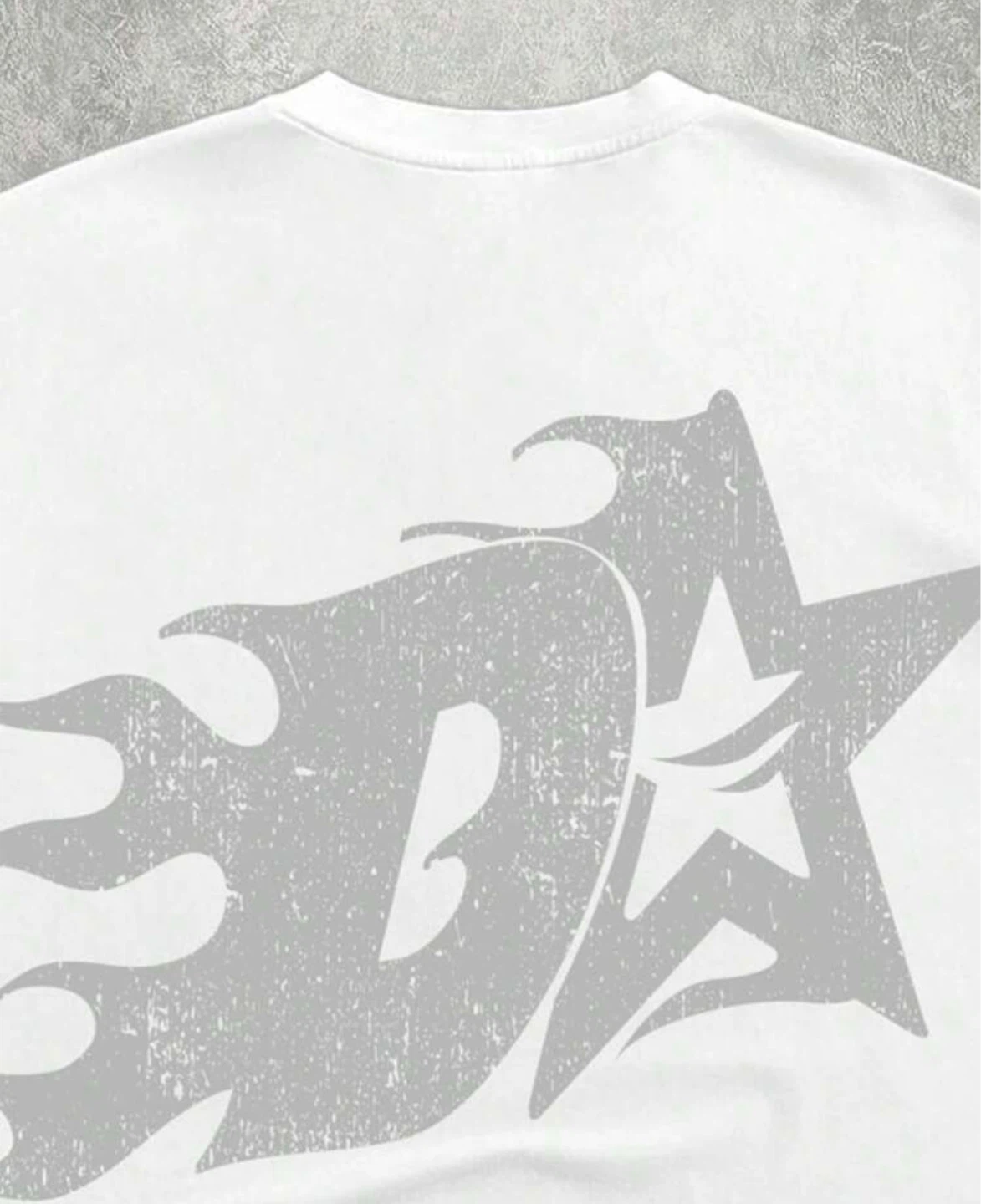 Designer White Graphic T-Shirt - photo 5