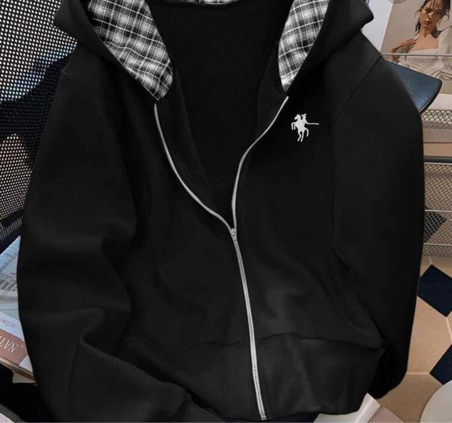 Men’s Designer Zip-Up Hoodie