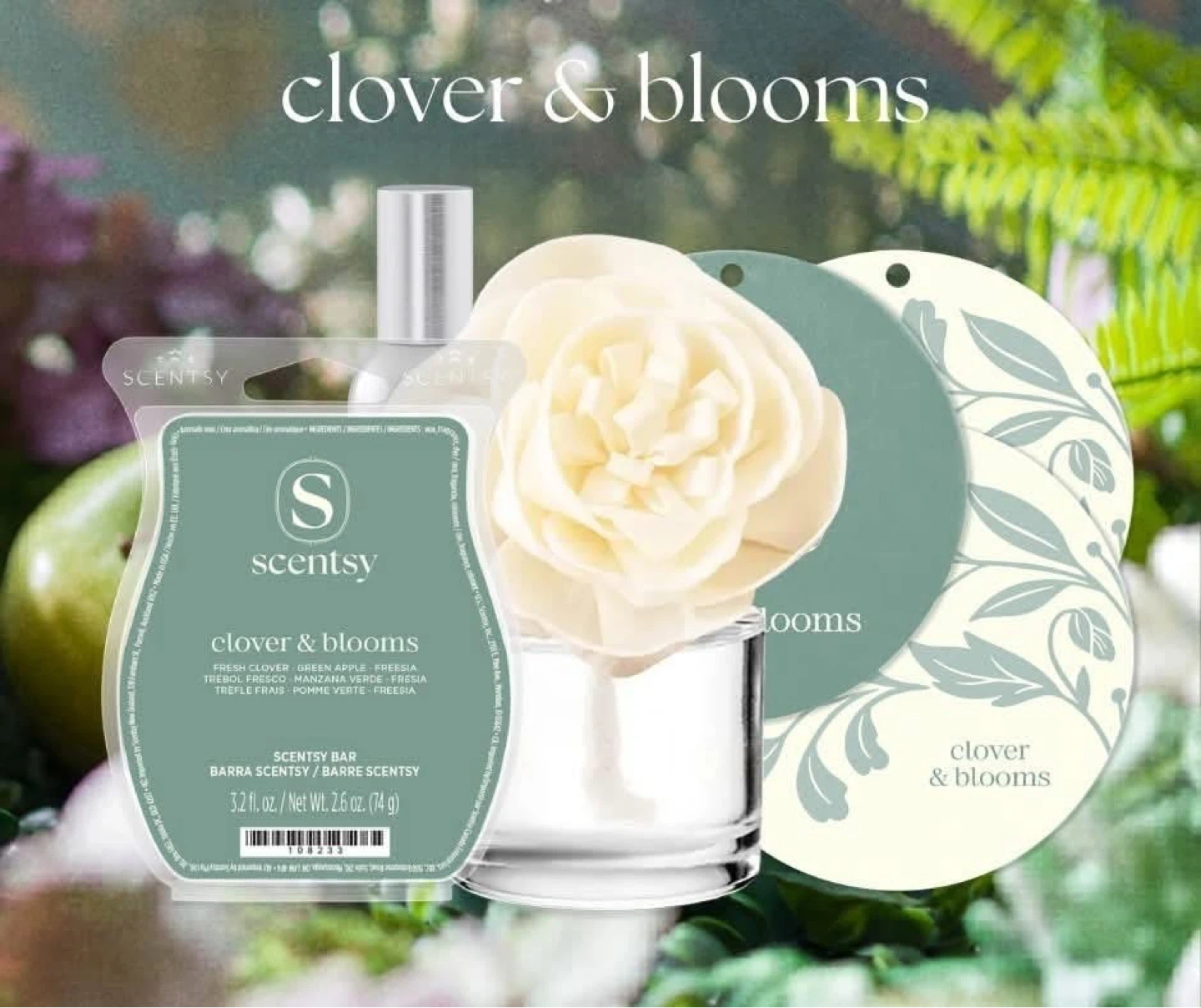 Scentsy Clover & Blooms