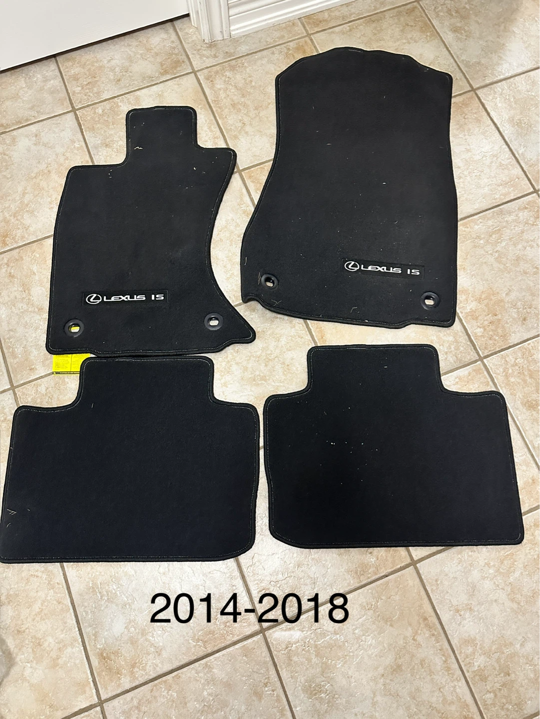 New Lexus OEM carpet floor mats 2014-2018
