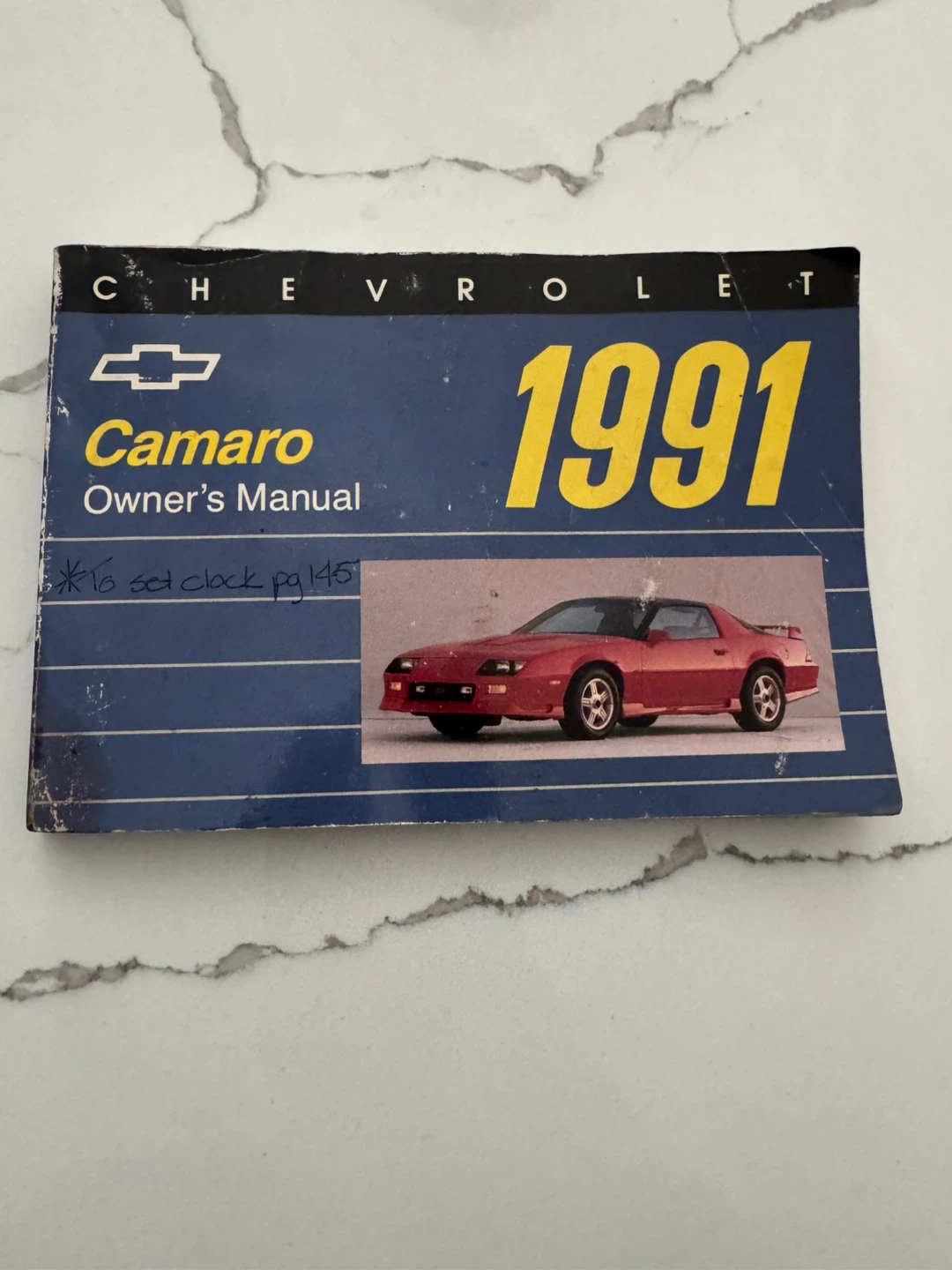 1991 Chevrolet Camaro Owner's Manual