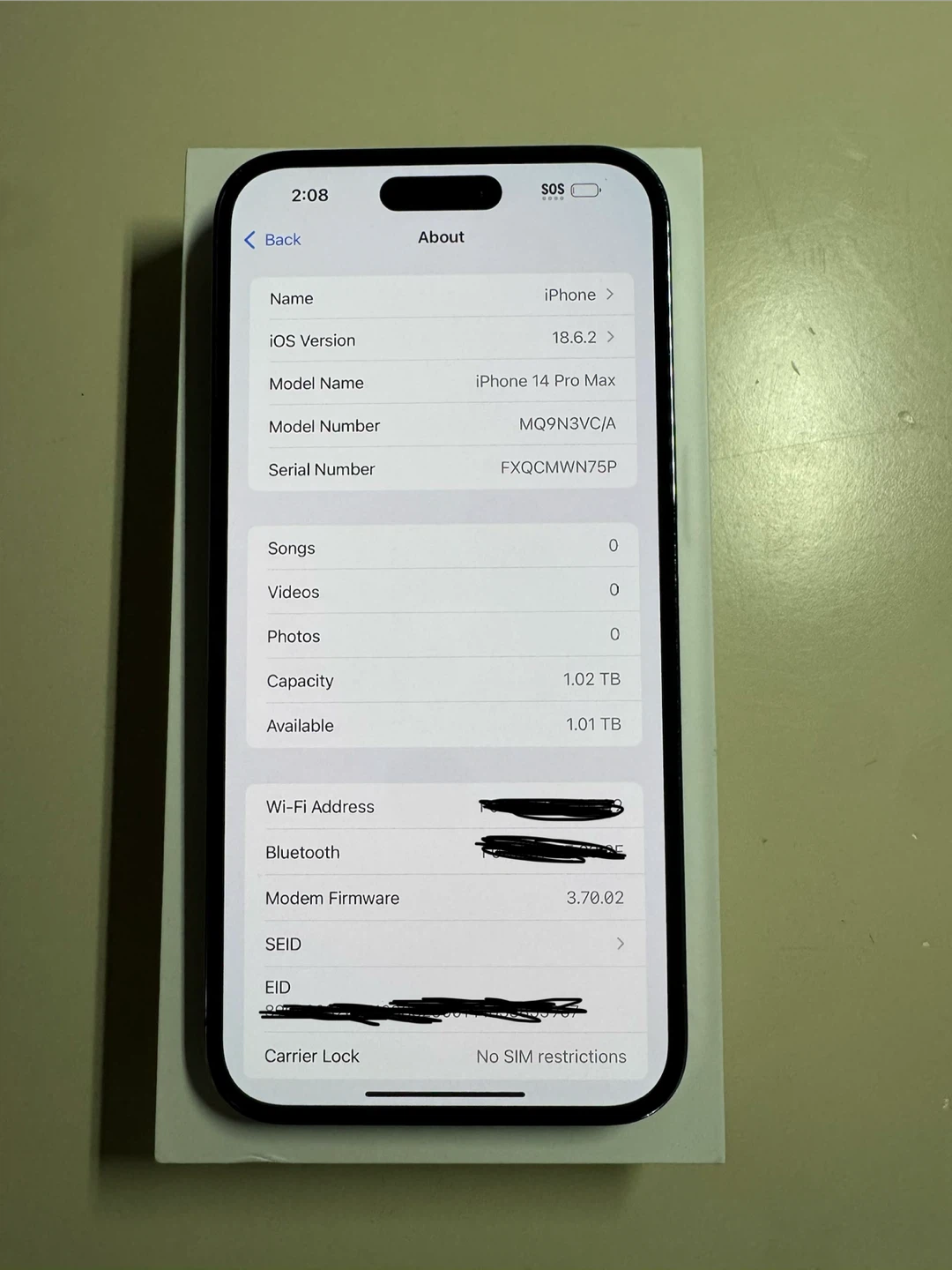 iPhone 14 Pro Max 1.02 TB (Deep Purple) - photo 4