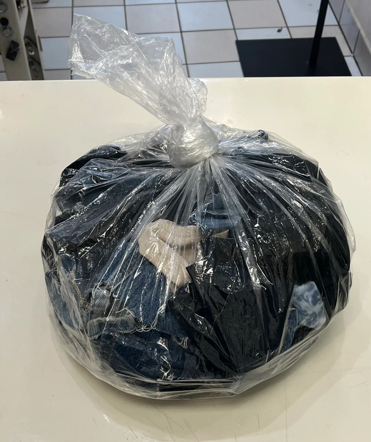 Bag of Denim Scraps