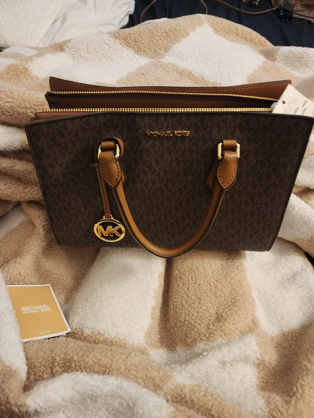 Michael Kors "Sheila" Signature Logo Satchel
