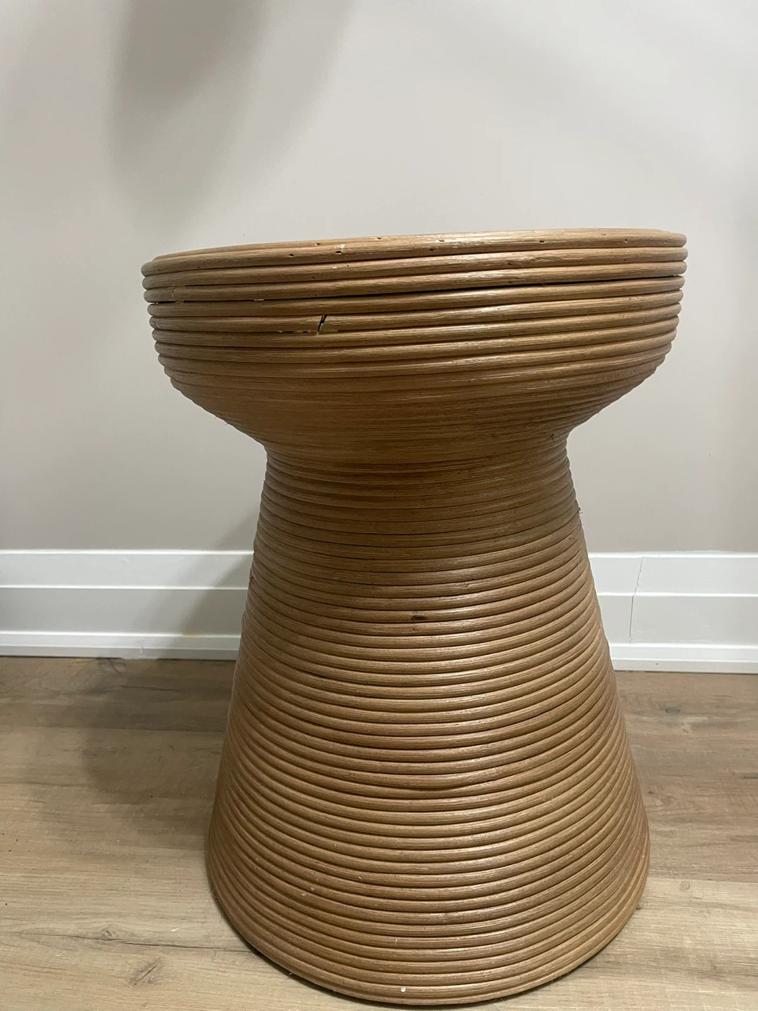 Rattan Side Table Stool