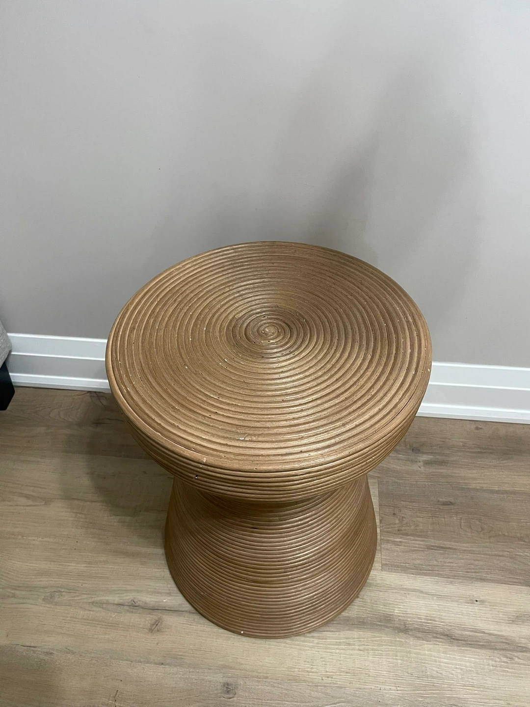 Rattan Side Table Stool - photo 2