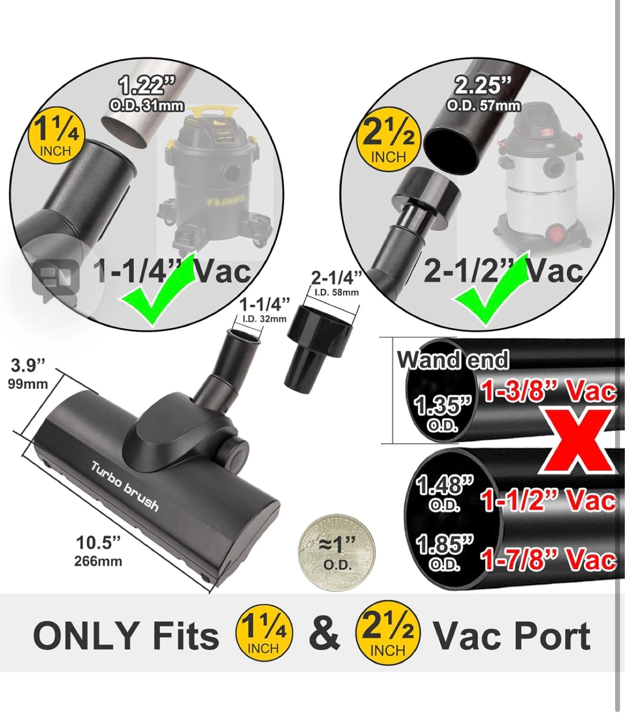Turbo Brush Head Shop  Vacuum - photo 2
