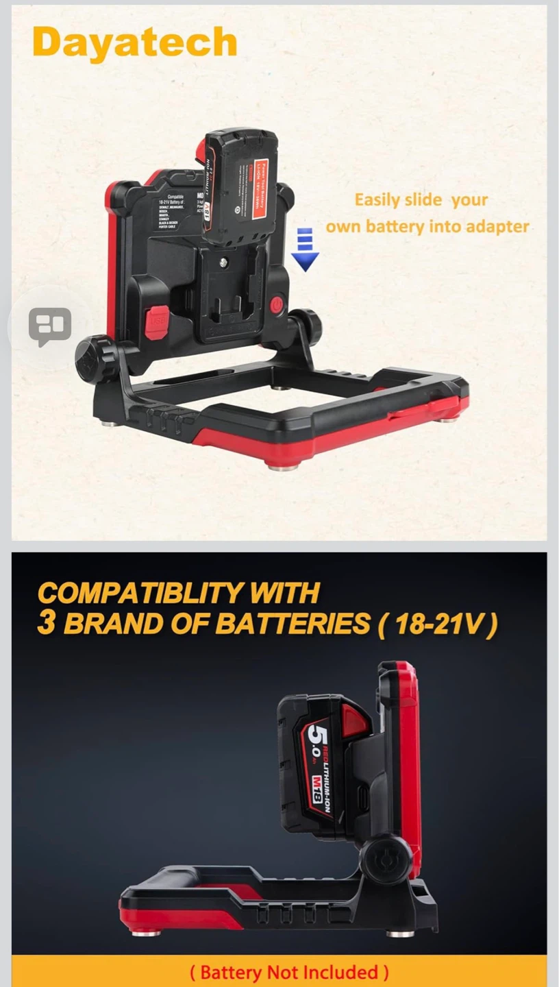 Dayatech Cordless LED Work Light - photo 3