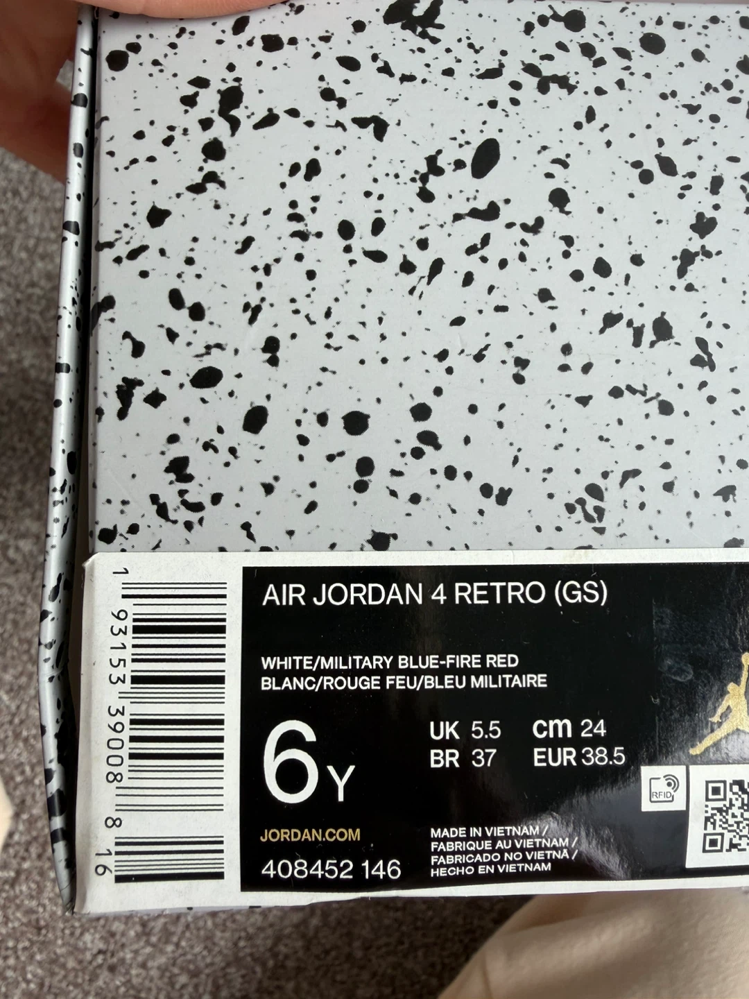 Air Jordan 4 Retro (GS) 'Military Blue' - photo 5