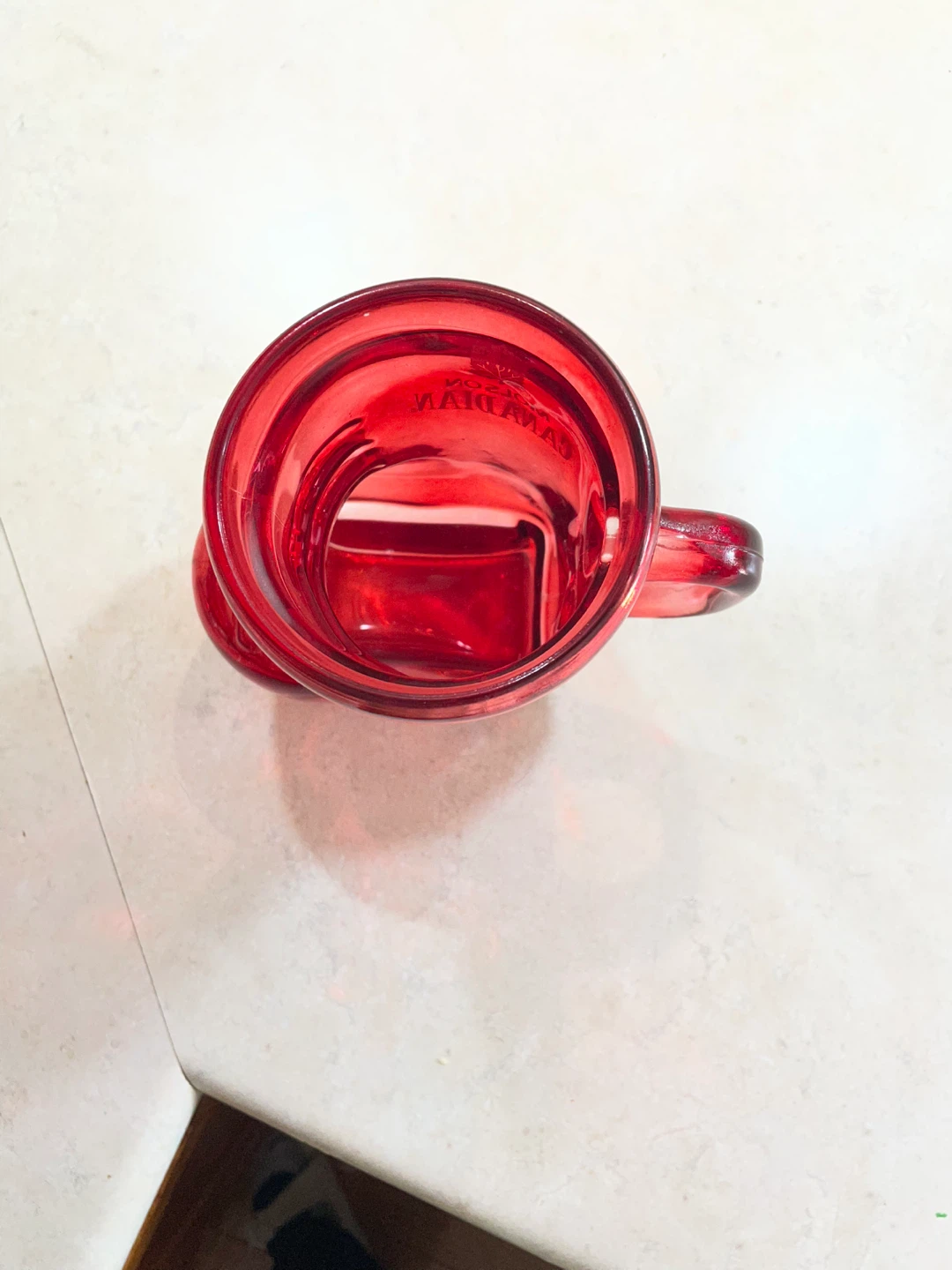 Molson Canadian Red Glass Boot Mug - photo 4