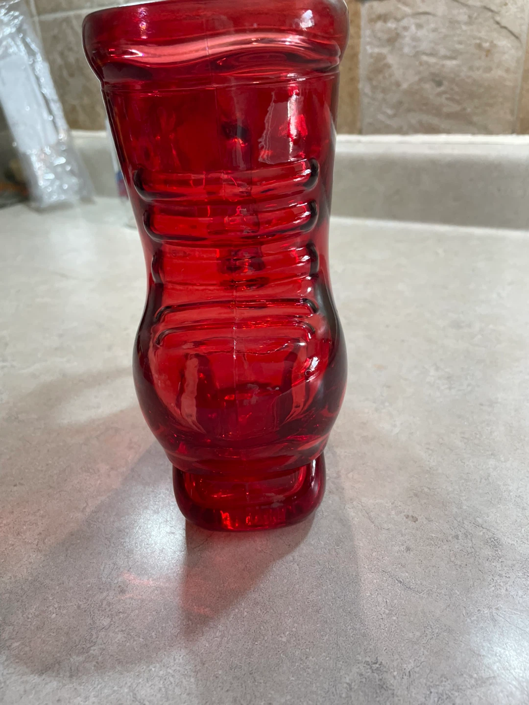 Molson Canadian Red Glass Boot Mug - photo 2