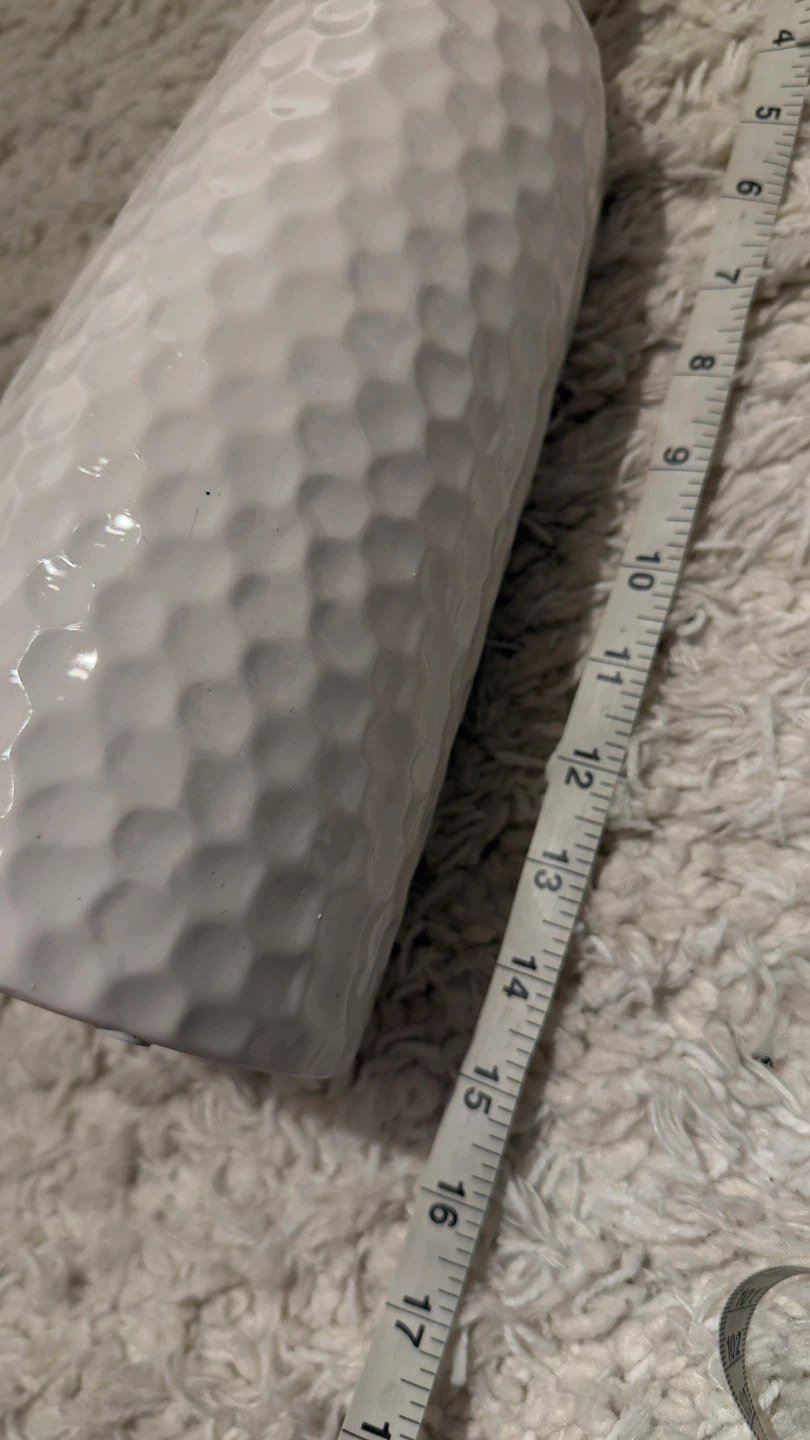 White Textured Vase - photo 2
