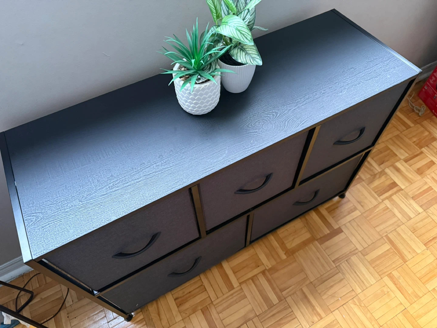 Dark Grey 6-Drawer Storage Dresser - photo 2
