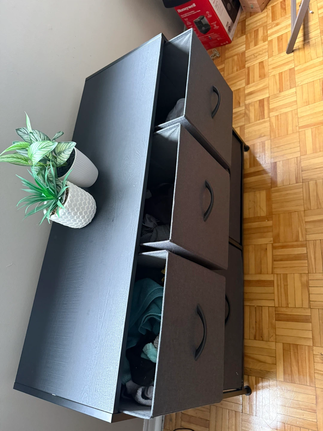 Dark Grey 6-Drawer Storage Dresser - photo 4