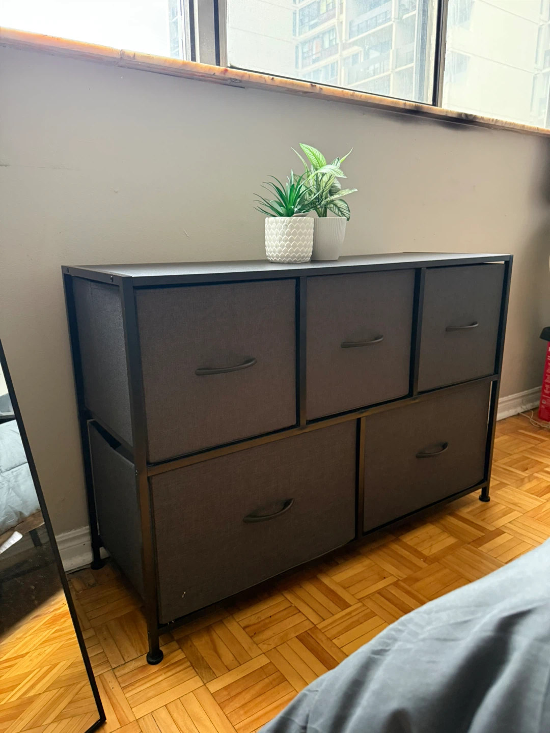 Dark Grey 6-Drawer Storage Dresser - photo 3