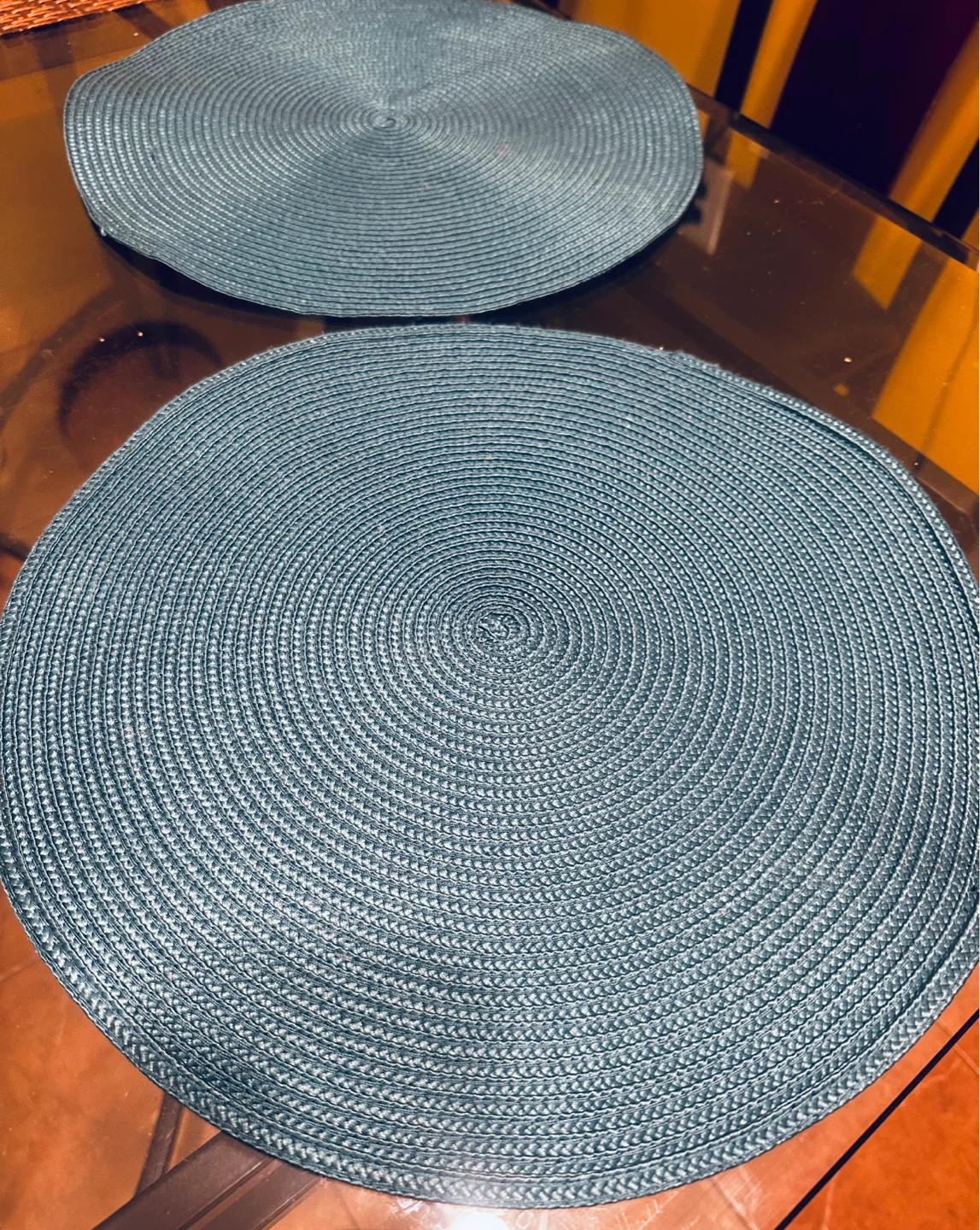 Round Woven Placemats (Set of 2) - photo 3