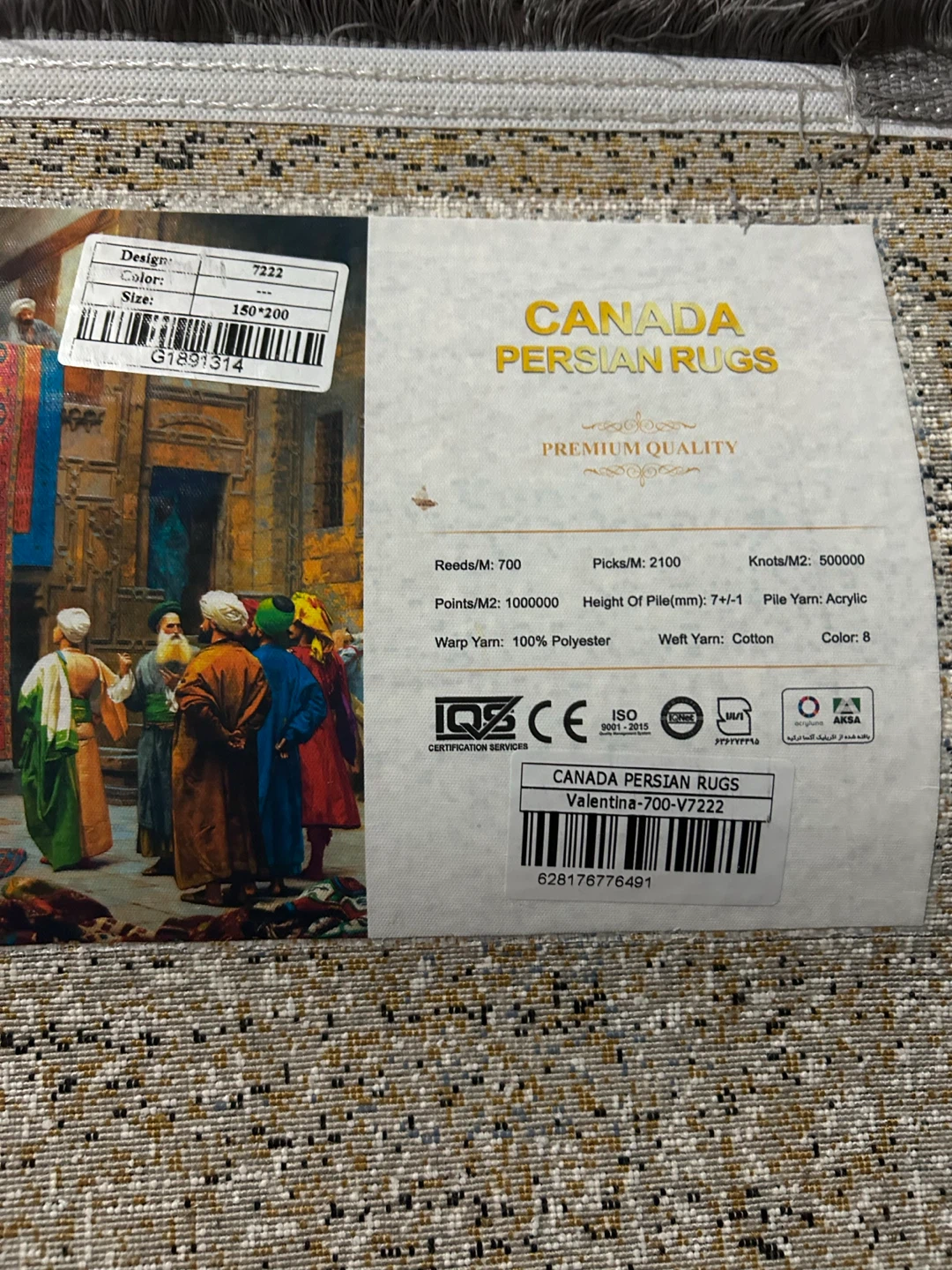 Canada Persian Rugs Valentina 150x200cm approximately 5’x7’ - photo 3