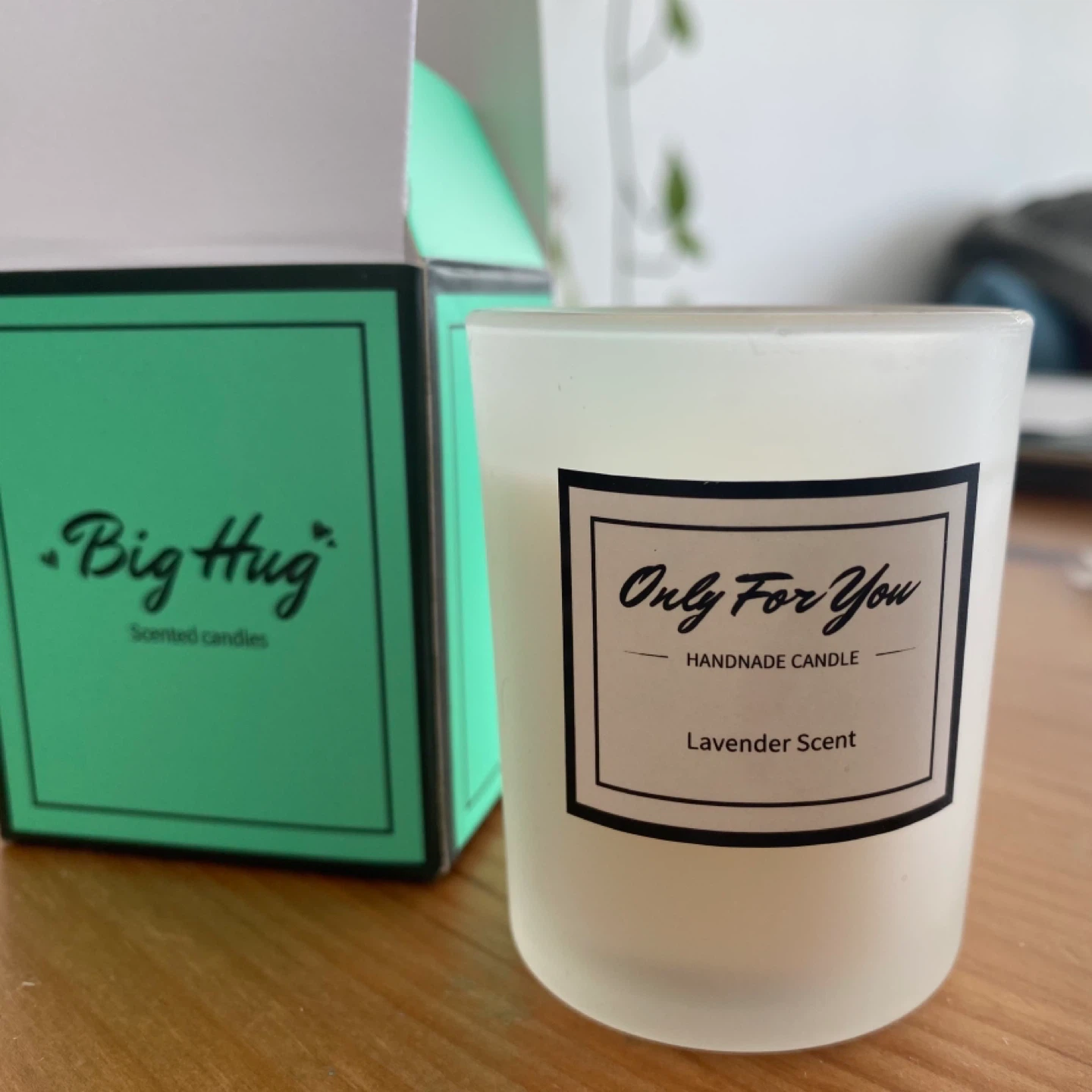 Lavender Scented Candle, Mirror and Keyring - photo 2