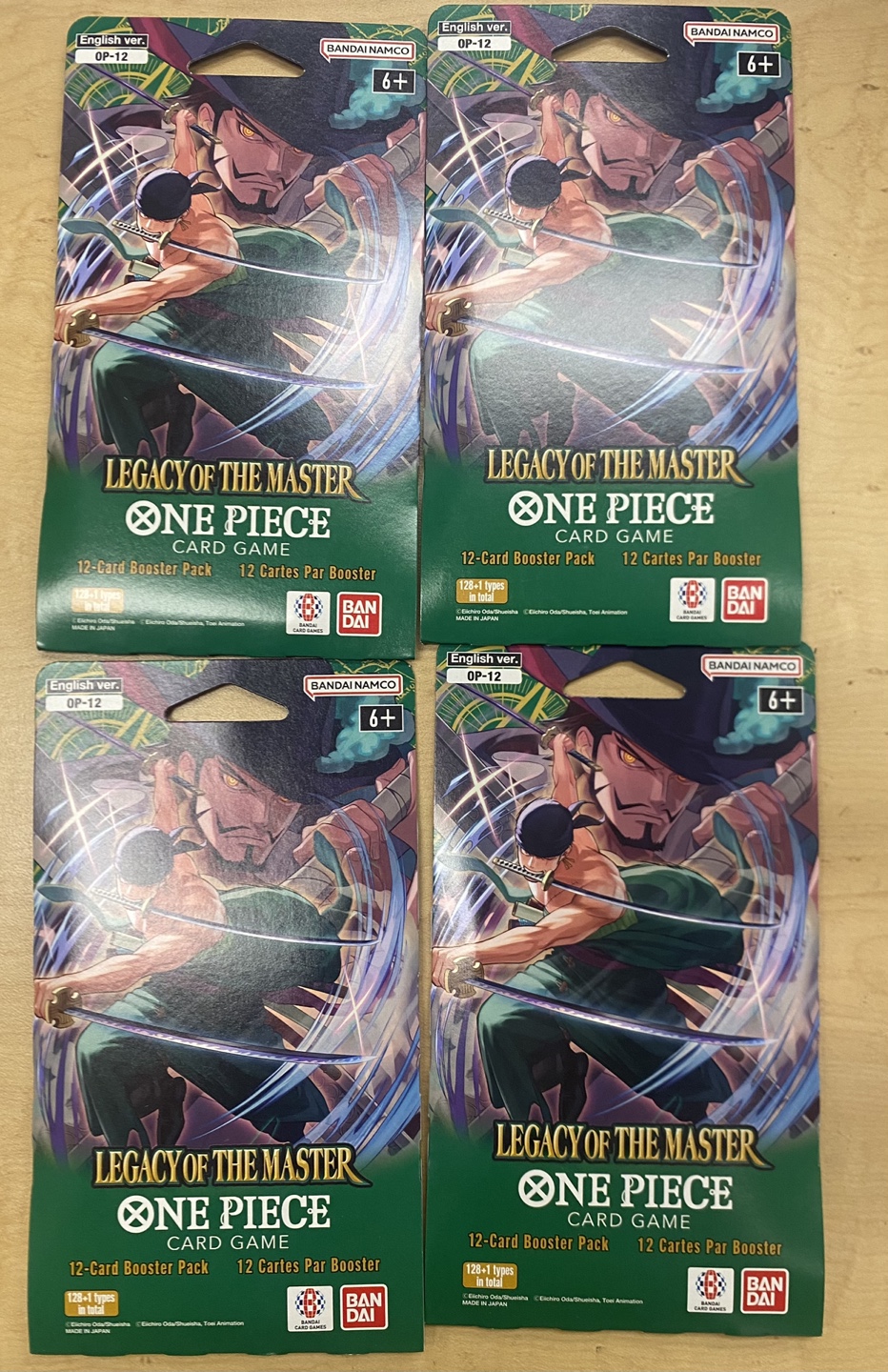 One Piece Card Game Legacy of the Master Booster Packs