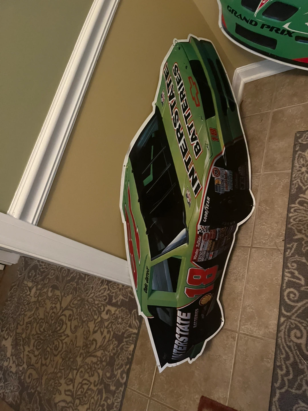 Interstate Batteries NASCAR Race Car Cardboard Cutout Standee - photo 4