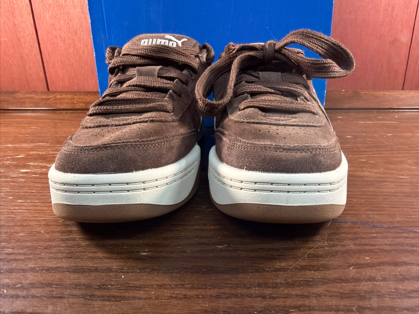PUMA Park Lifestyle Sk8 Brown Lace Up Men’s Sneakers Size US 11 - photo 4