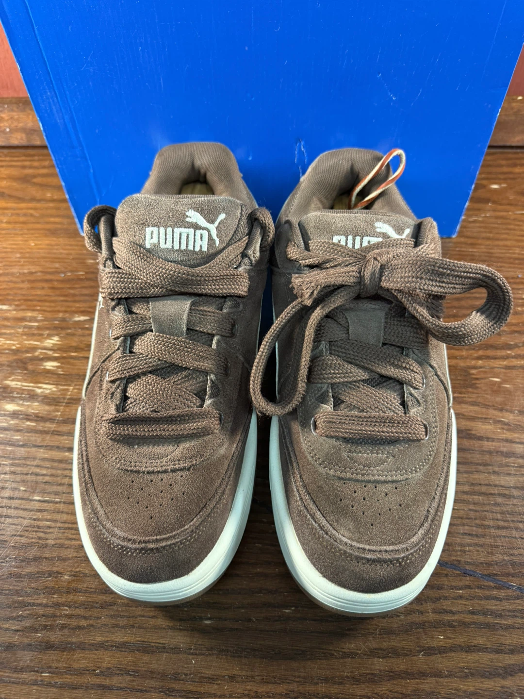 PUMA Park Lifestyle Sk8 Brown Lace Up Men’s Sneakers Size US 11 - photo 5