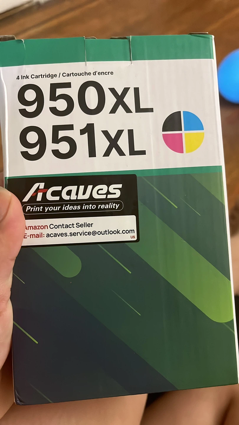 Acaves 950XL 951XL Ink Cartridge 4-Pack