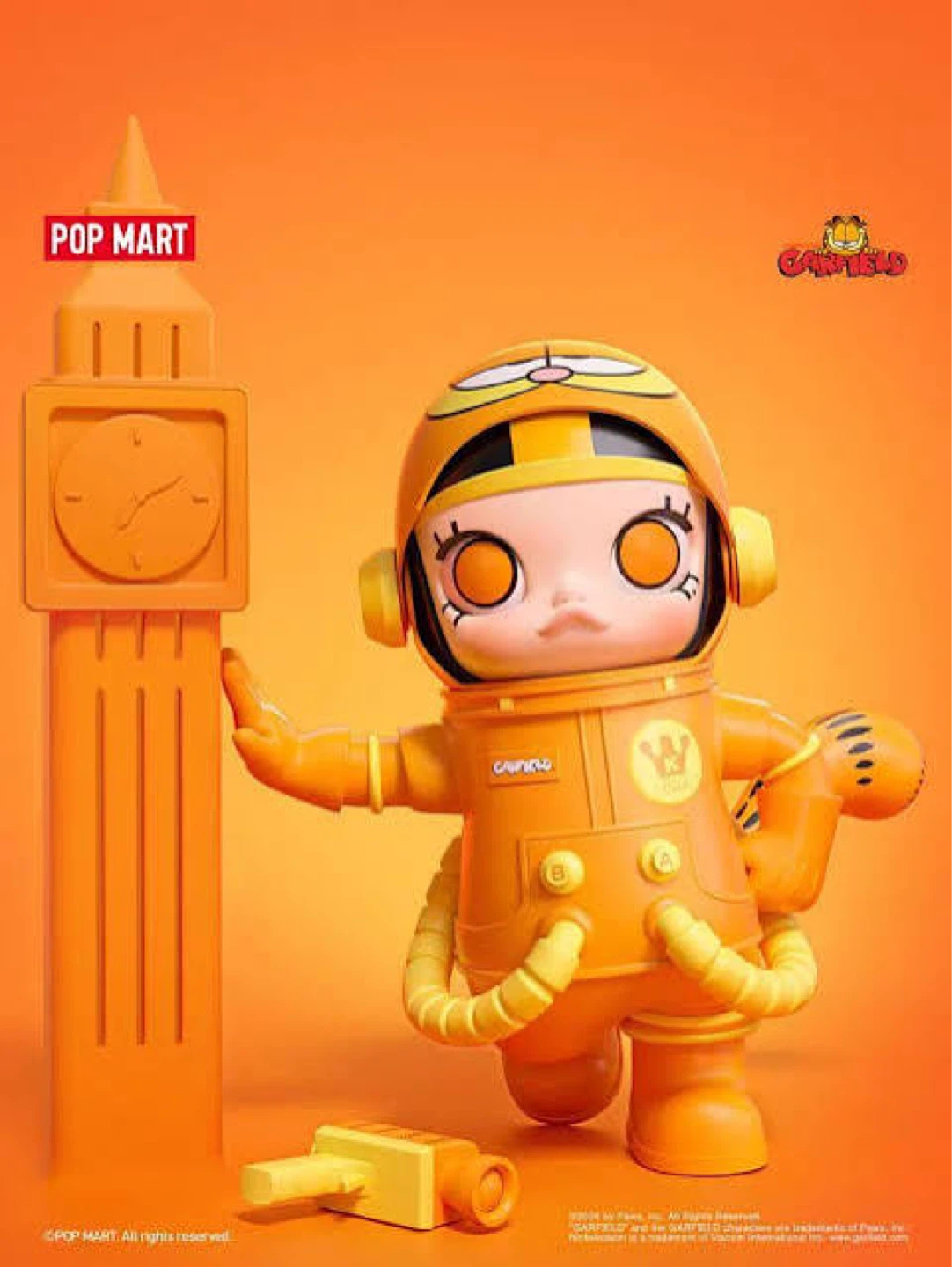 🌱 POP MART Mega Space Molly Garfield 400%