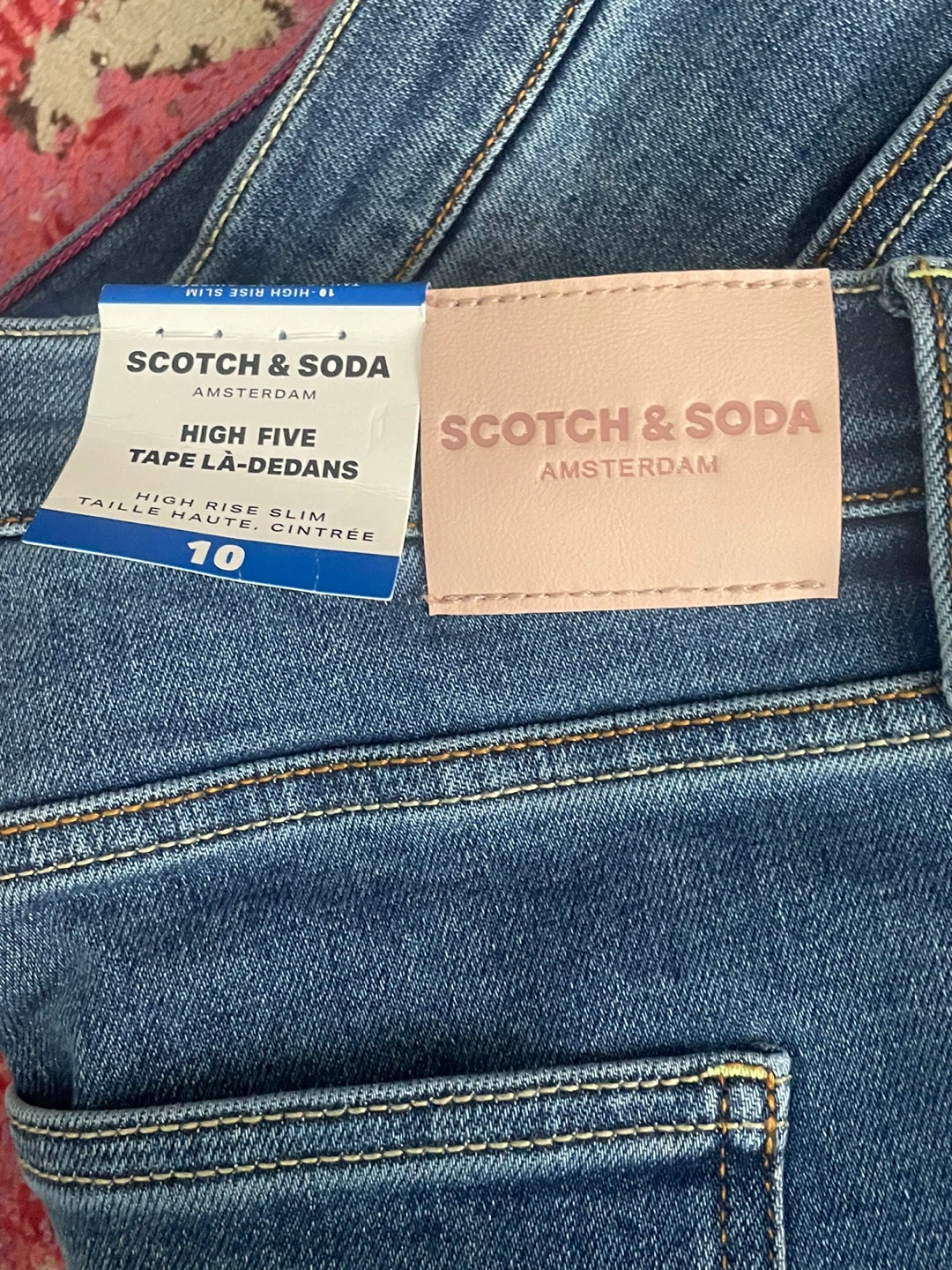 Scotch & Soda High Five High Rise Slim Jeans - Size 10 - photo 3