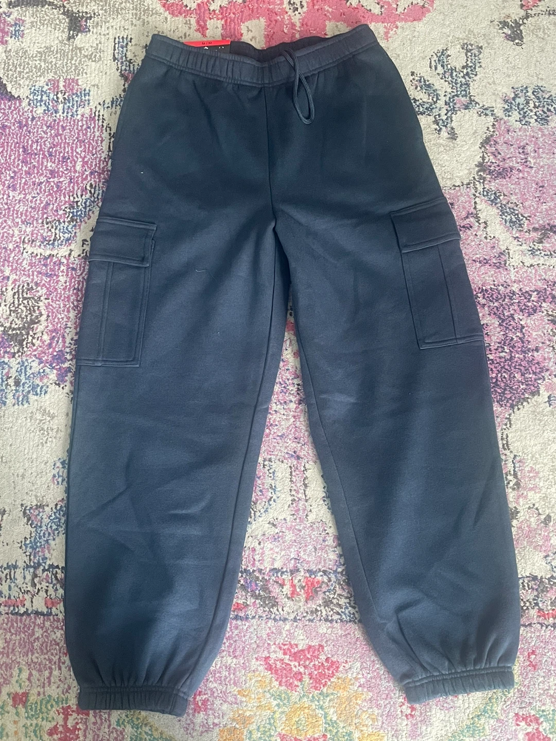 Tuff Athletics Women's Navy Cargo Jogger Pants Size M