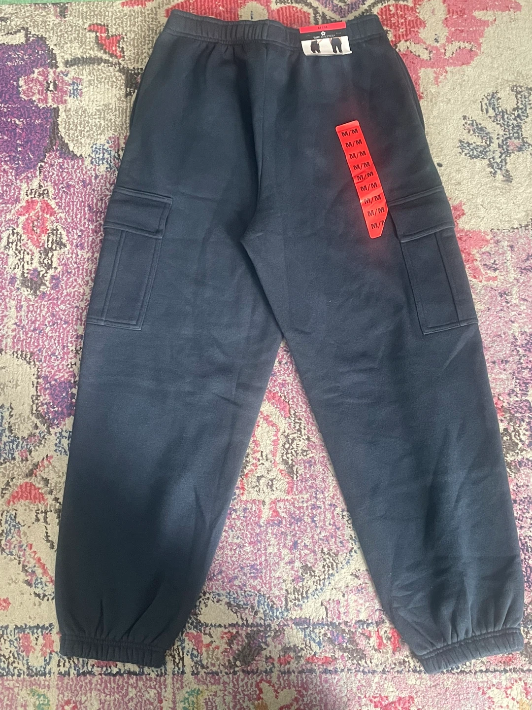 Tuff Athletics Women's Navy Cargo Jogger Pants Size M - photo 3