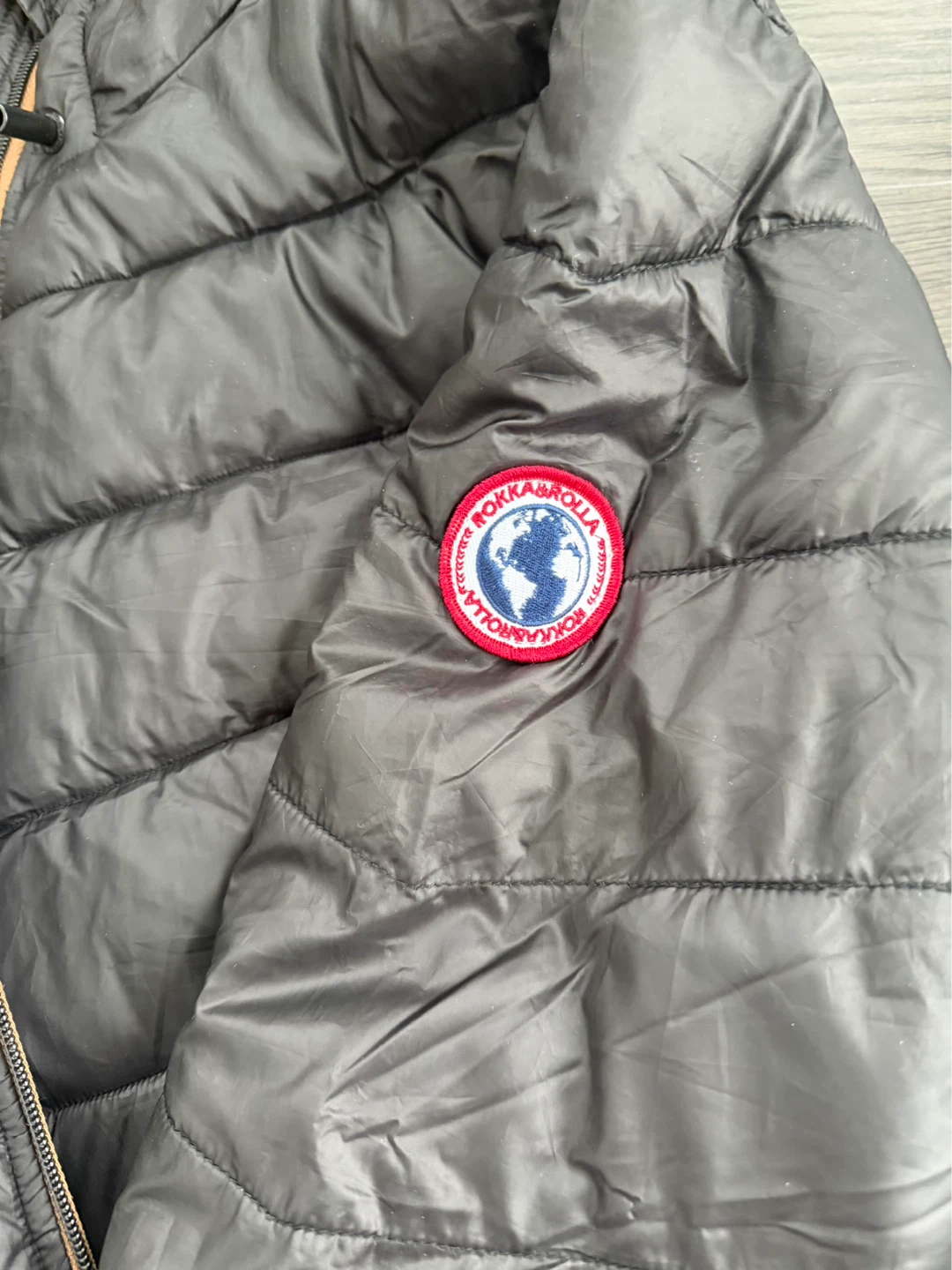 Black Puffer Winter Jacket (Size L) - photo 4