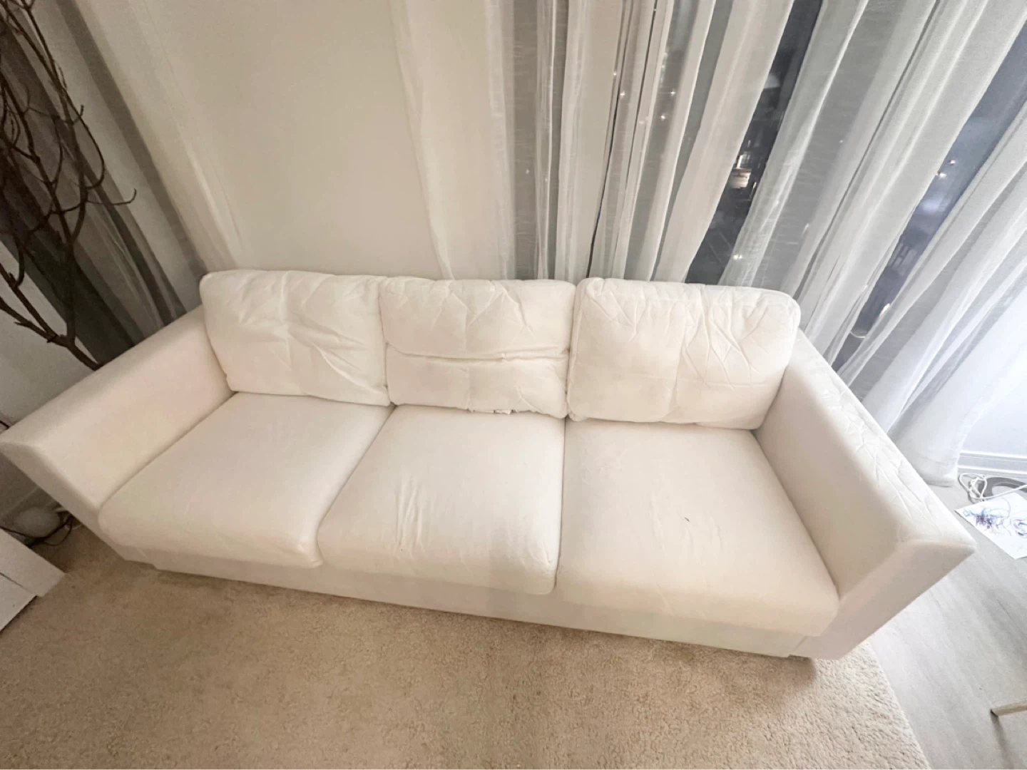 IKEA FINNALA 3-Seater Sofa with no cover - photo 2