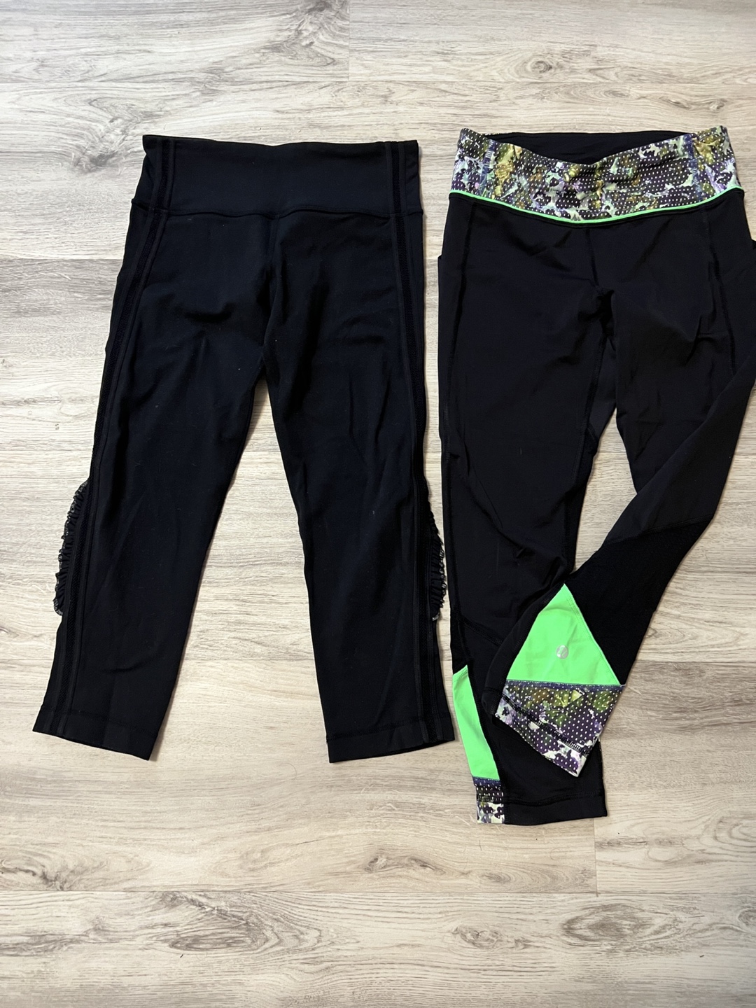 Lululemon Athletica Black Crop Leggings Size 4