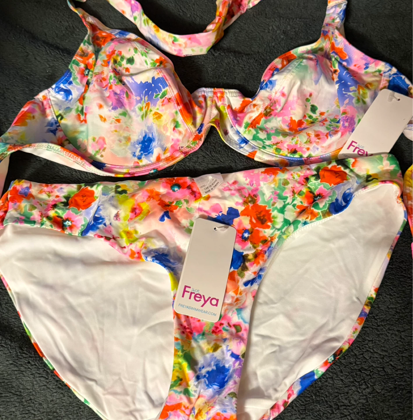 Freya Women's Bikini Set Floral Print Size 34G