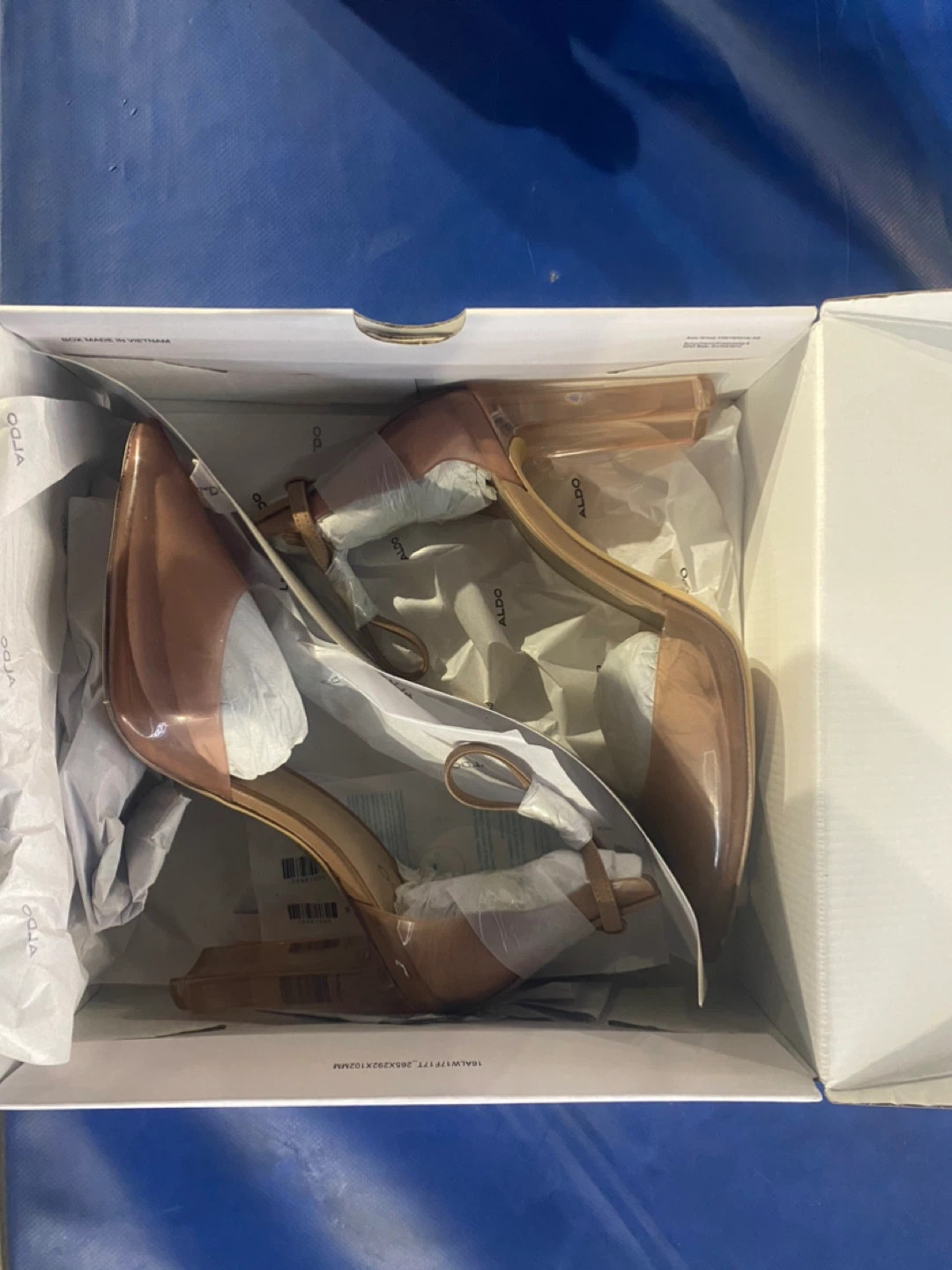 ALDO Women's Clear Heeled Pumps Size 10 - photo 3