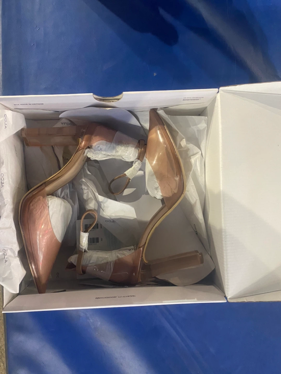 ALDO Women's Clear Heeled Pumps Size 10 - photo 4
